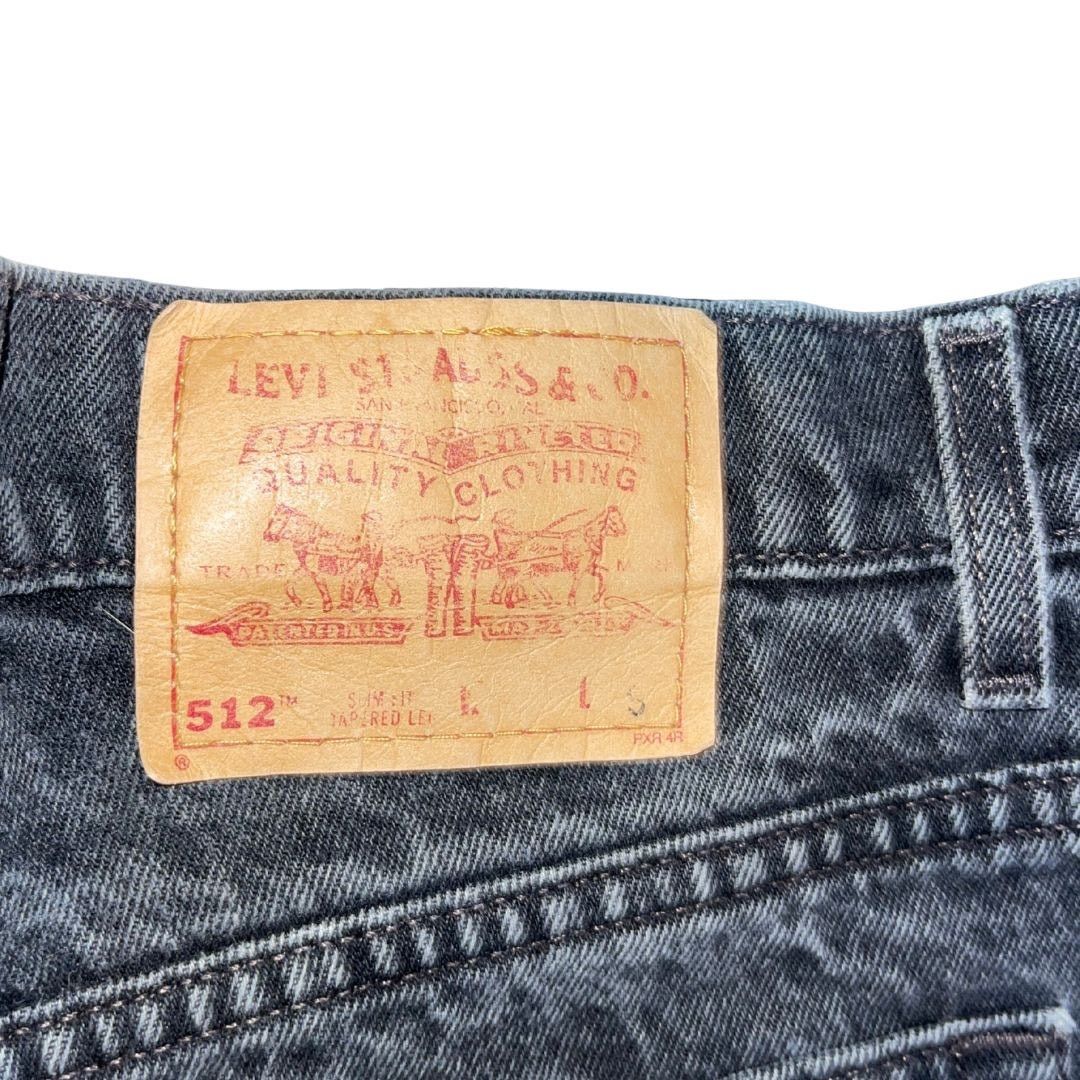 Levi's Levi's 512 High Rise Denim Upcycle Shorts Cut off Distressed Size 25" / US 0 / IT 36 - 4 Thumbnail