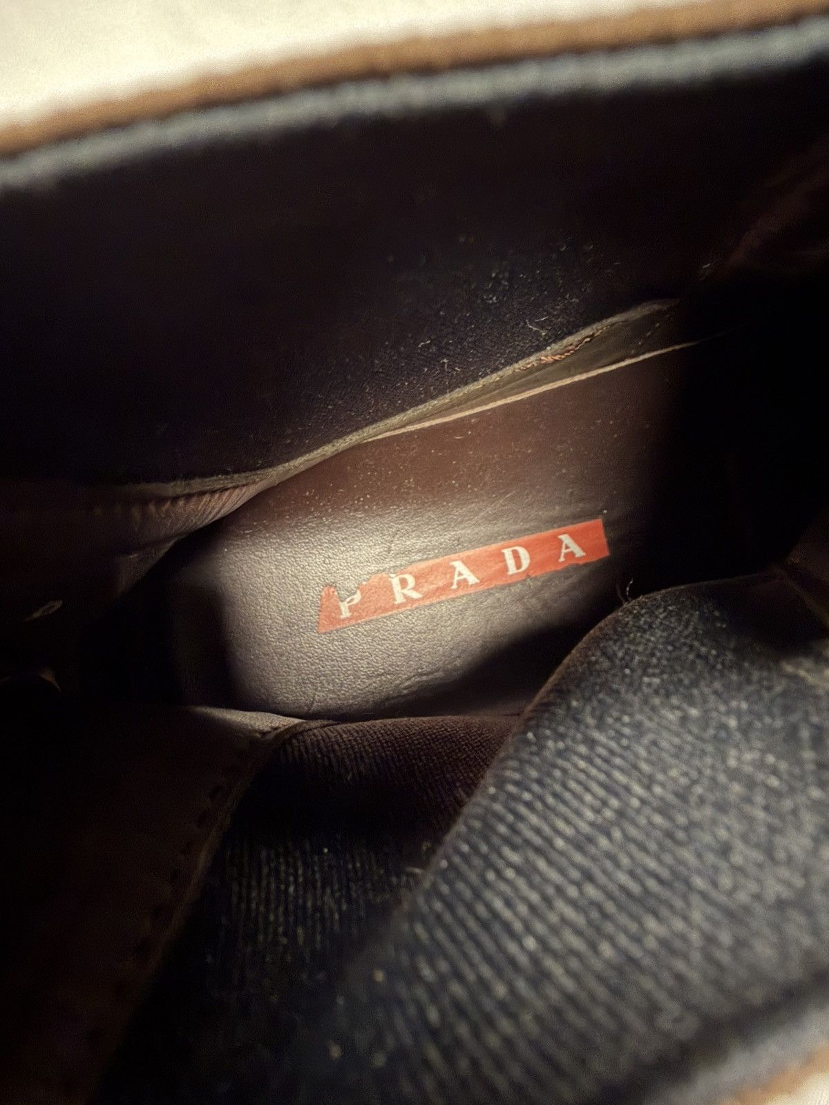 Prada AW99 Prada Brown Leather Chelsea Boots Size 38 Vibram Size US 7.5 / IT 37.5 - 11 Thumbnail