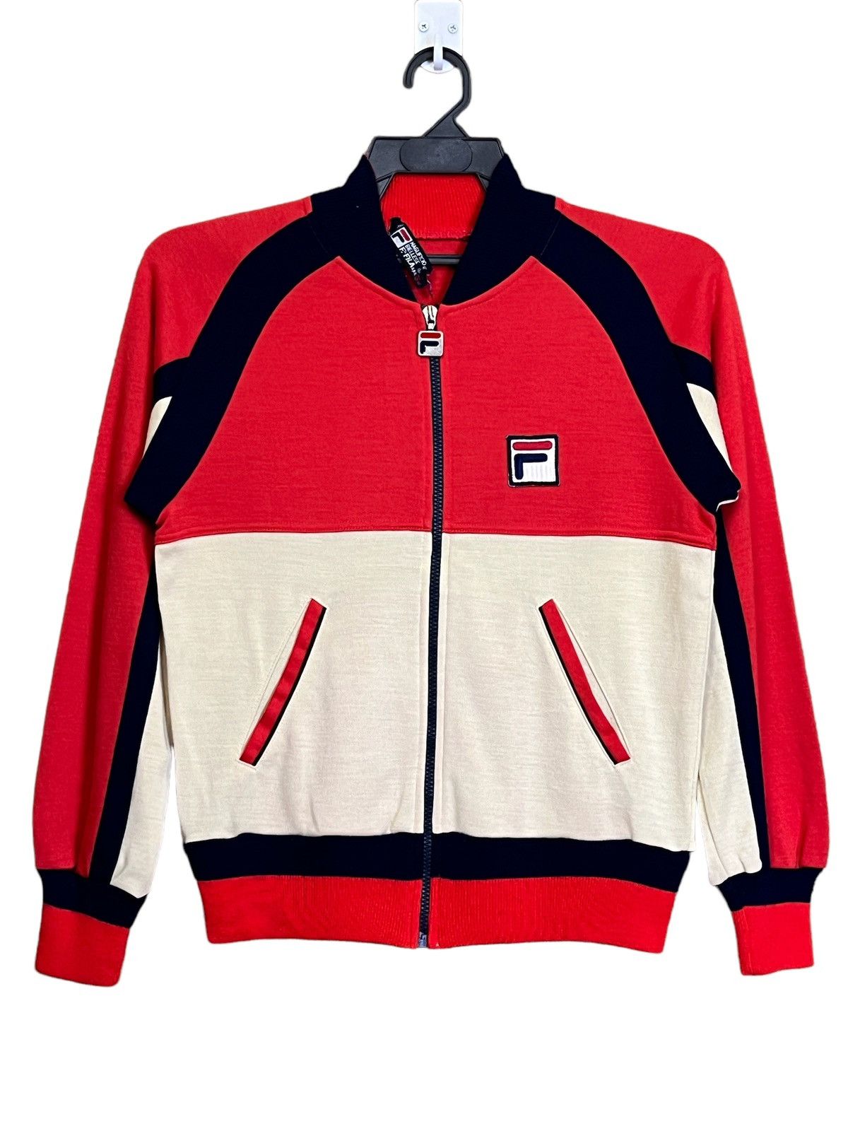 Fila RARE🔥VINTAGE 80s FILA ‘MAGLIFICIO BIELLESE’ TRACK TOP Size US S / EU 44-46 / 1 - 1 Thumbnail