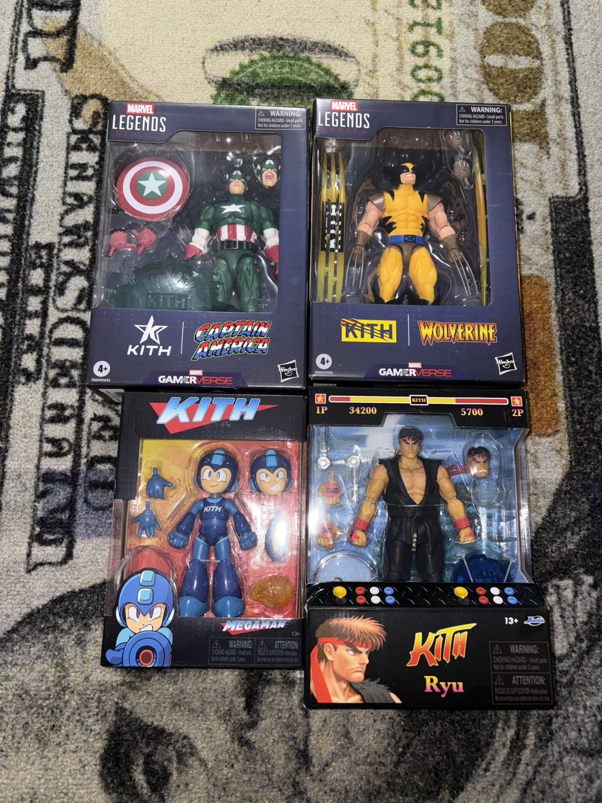 Kith × Marvel Comics Kith x Capcom vs Marvel Figure Set of 4 Size ONE SIZE - 1 Thumbnail