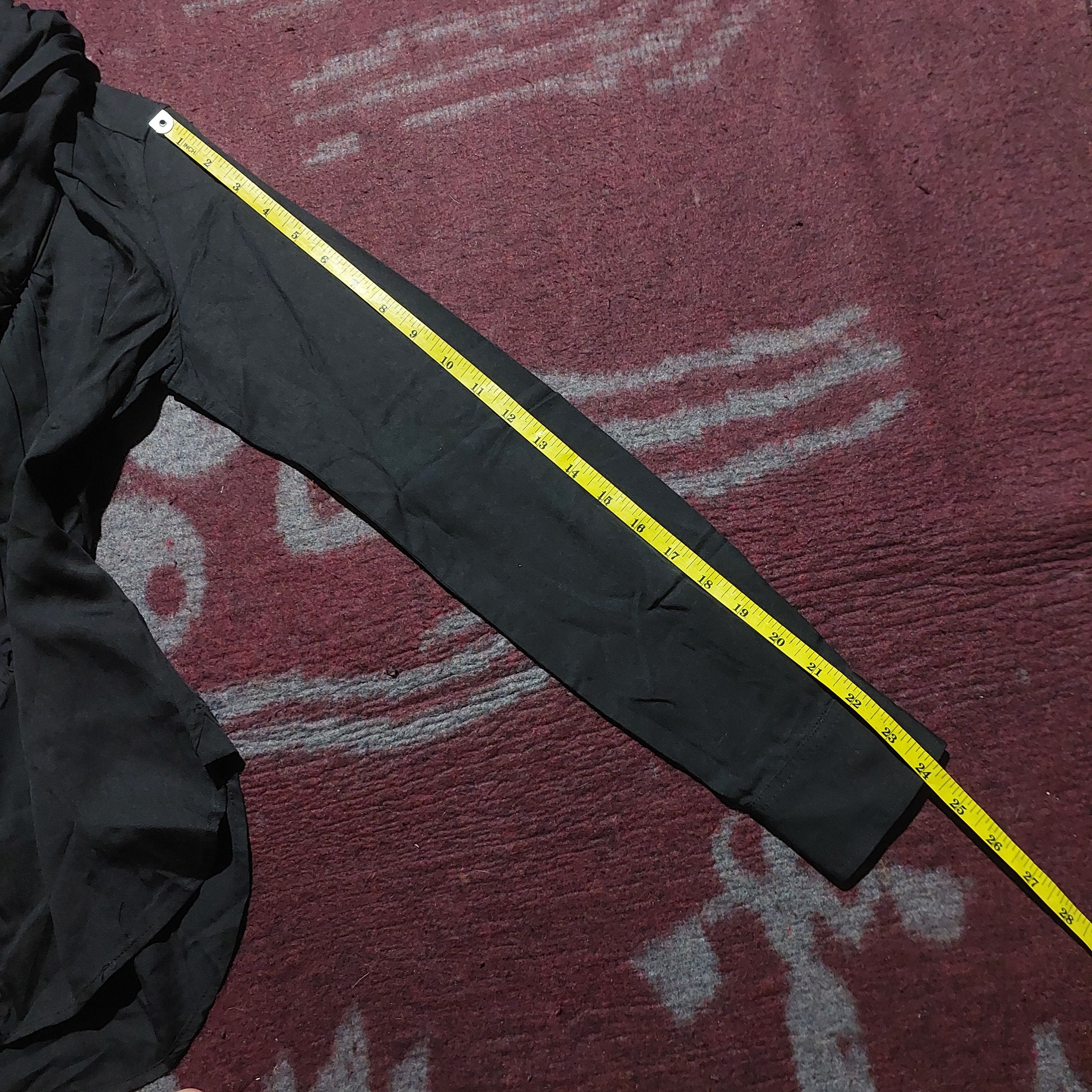 If Six Was Nine MIHARA YASUHIRO hybrid black L/s shirt Size US S / EU 44-46 / 1 - 17 Thumbnail
