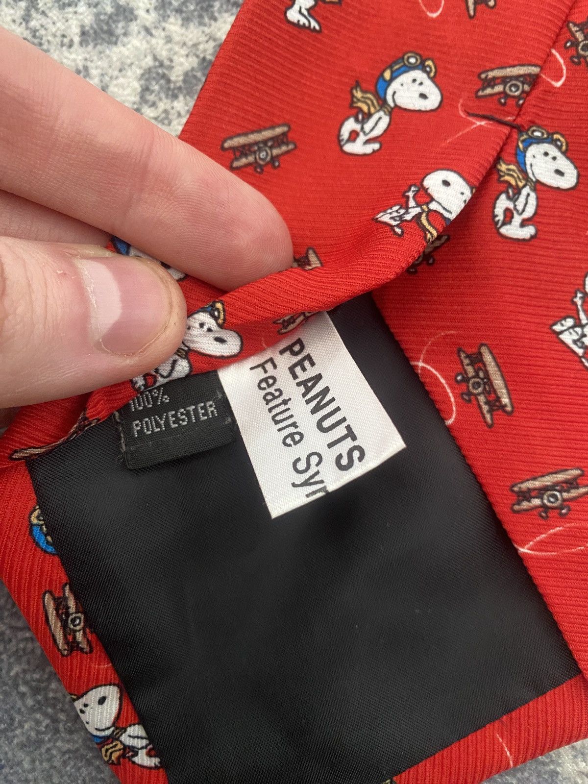 Vintage Vintage penauts snoppy tie Size ONE SIZE - 3 Thumbnail