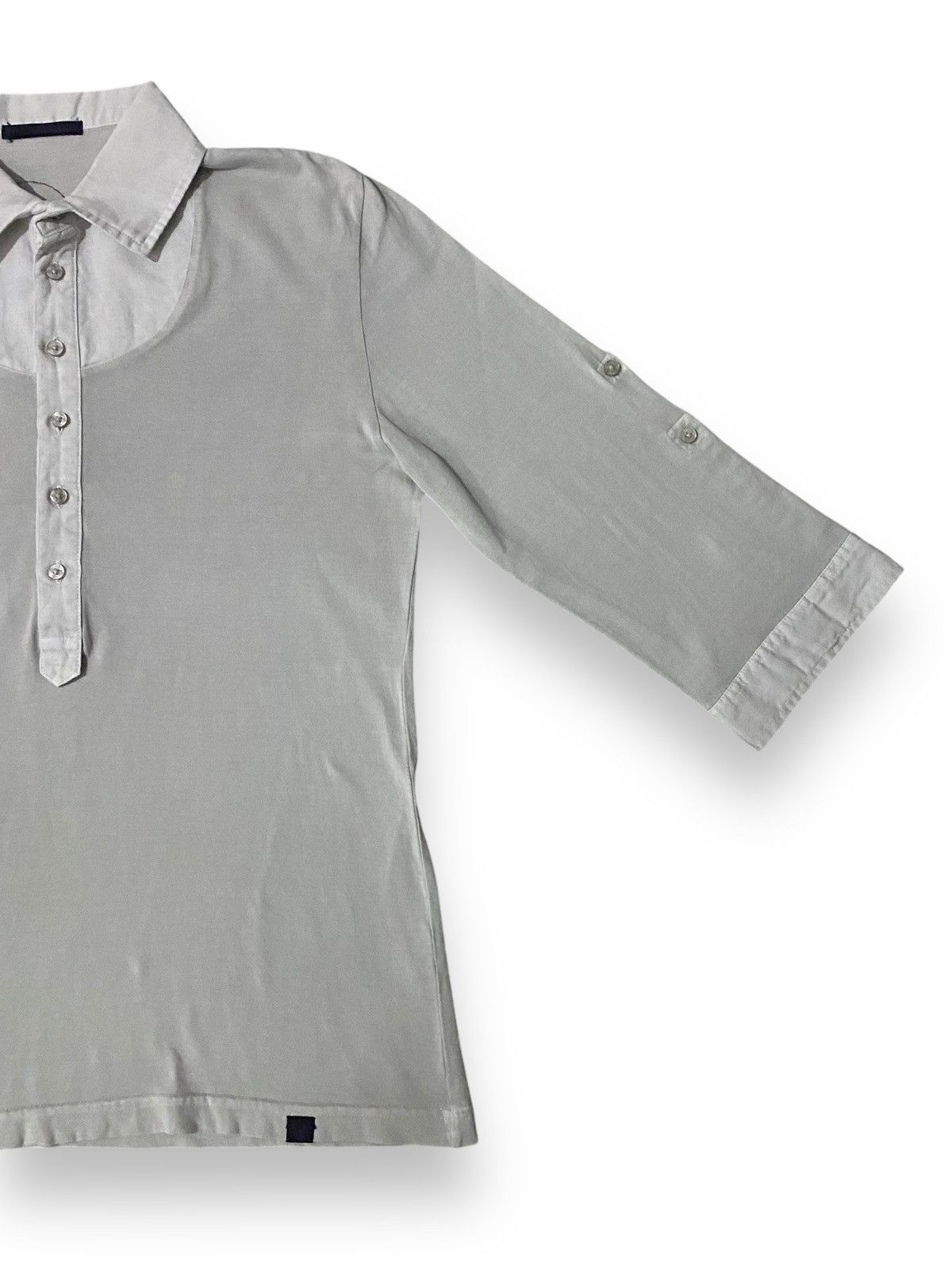Japanese Brand CUSTOM CULTURE BLACK ELEGANCE EMBEROIDERY GRUNGE POLOS Size US M / EU 48-50 / 2 - 5 Thumbnail