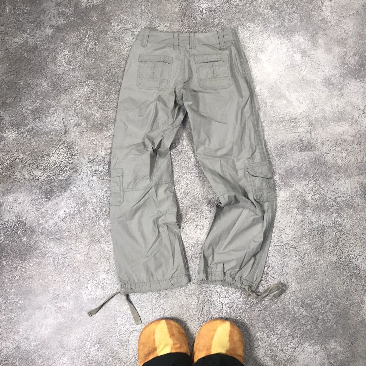 Vintage Vintage 90s Baggy Cargo Pants Parachute Grunge Streetwear 28 Size 28" / US 6 / IT 42 - 2 Thumbnail