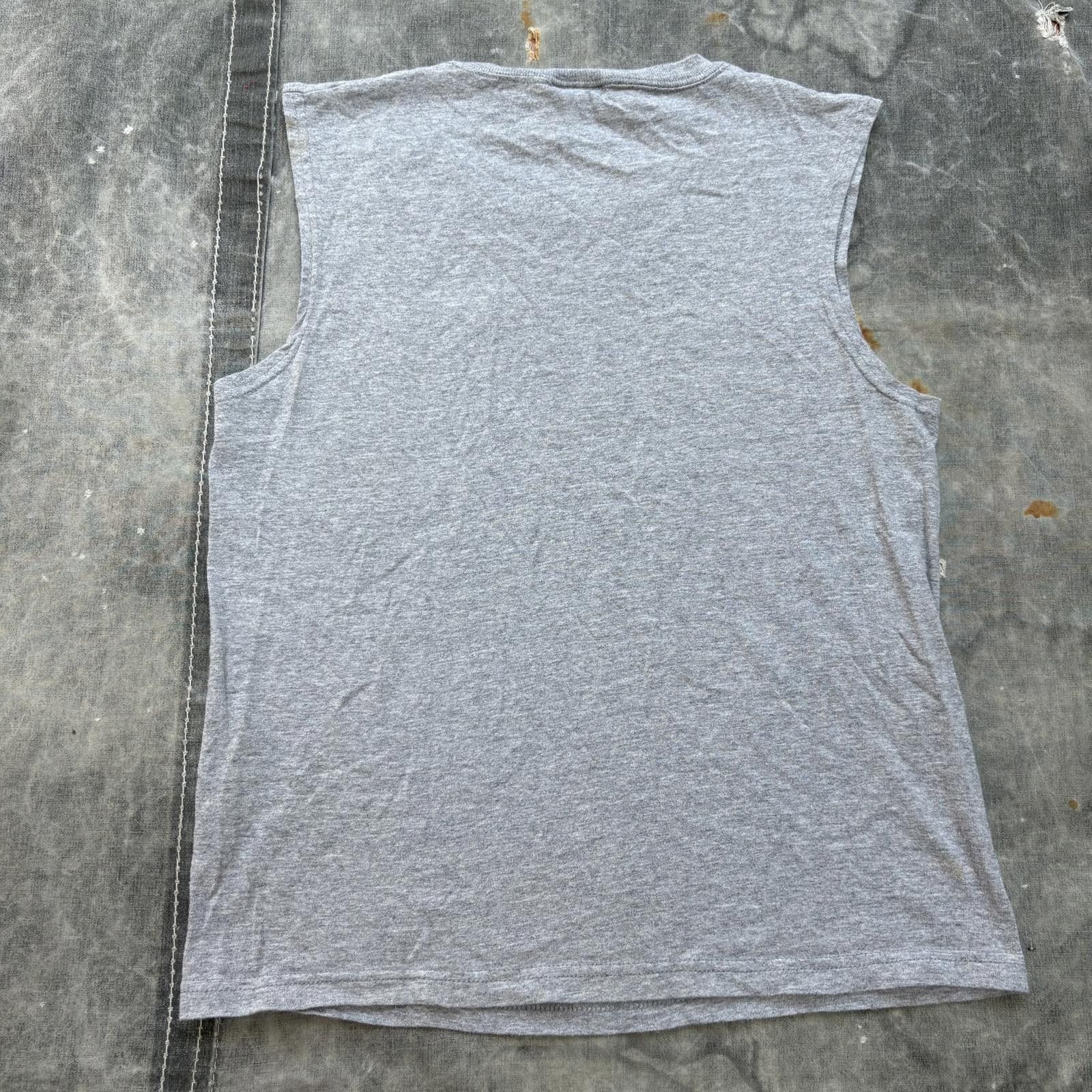 Nike Vintage 90s Y2K Heather Gray Nike Sportswear Skater Tank Top Size S / US 4 / IT 40 - 4 Thumbnail
