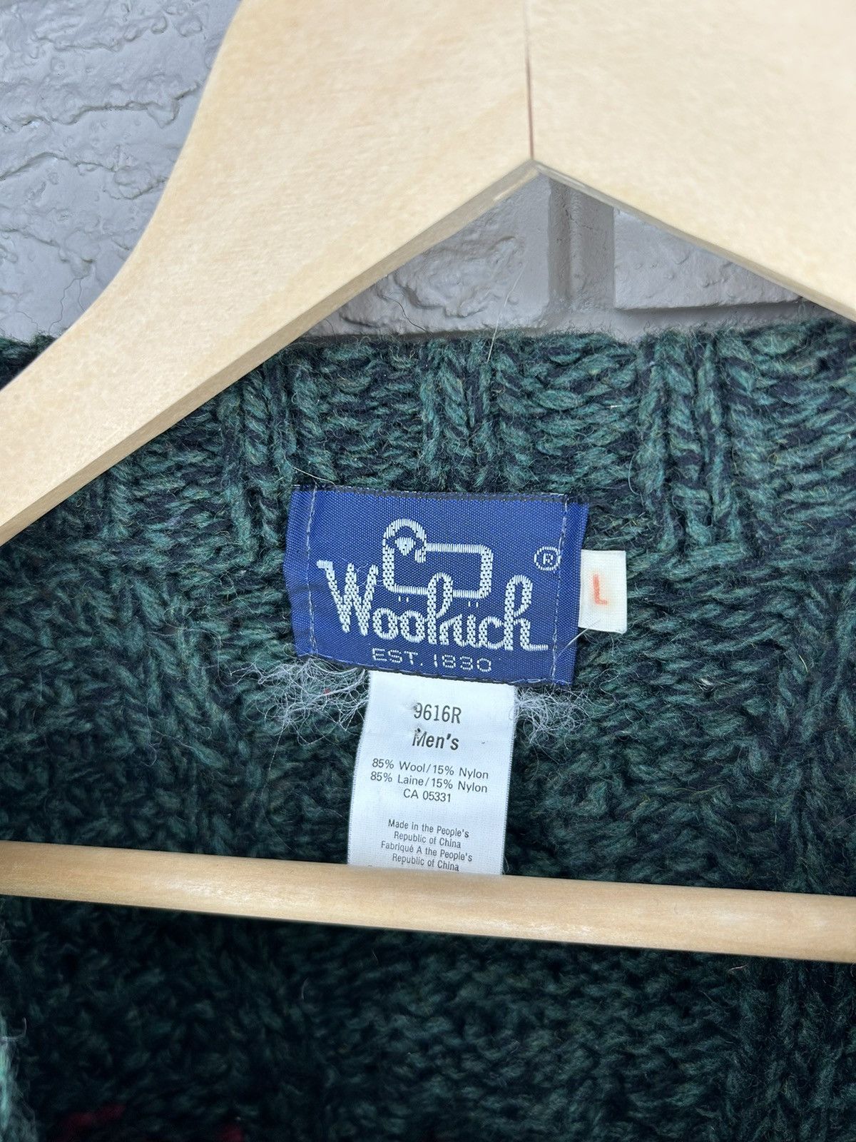 Woolrich Woolen Mills Vintage Woolrich Deer Wool Knit Sweater Size US L / EU 52-54 / 3 - 5 Thumbnail