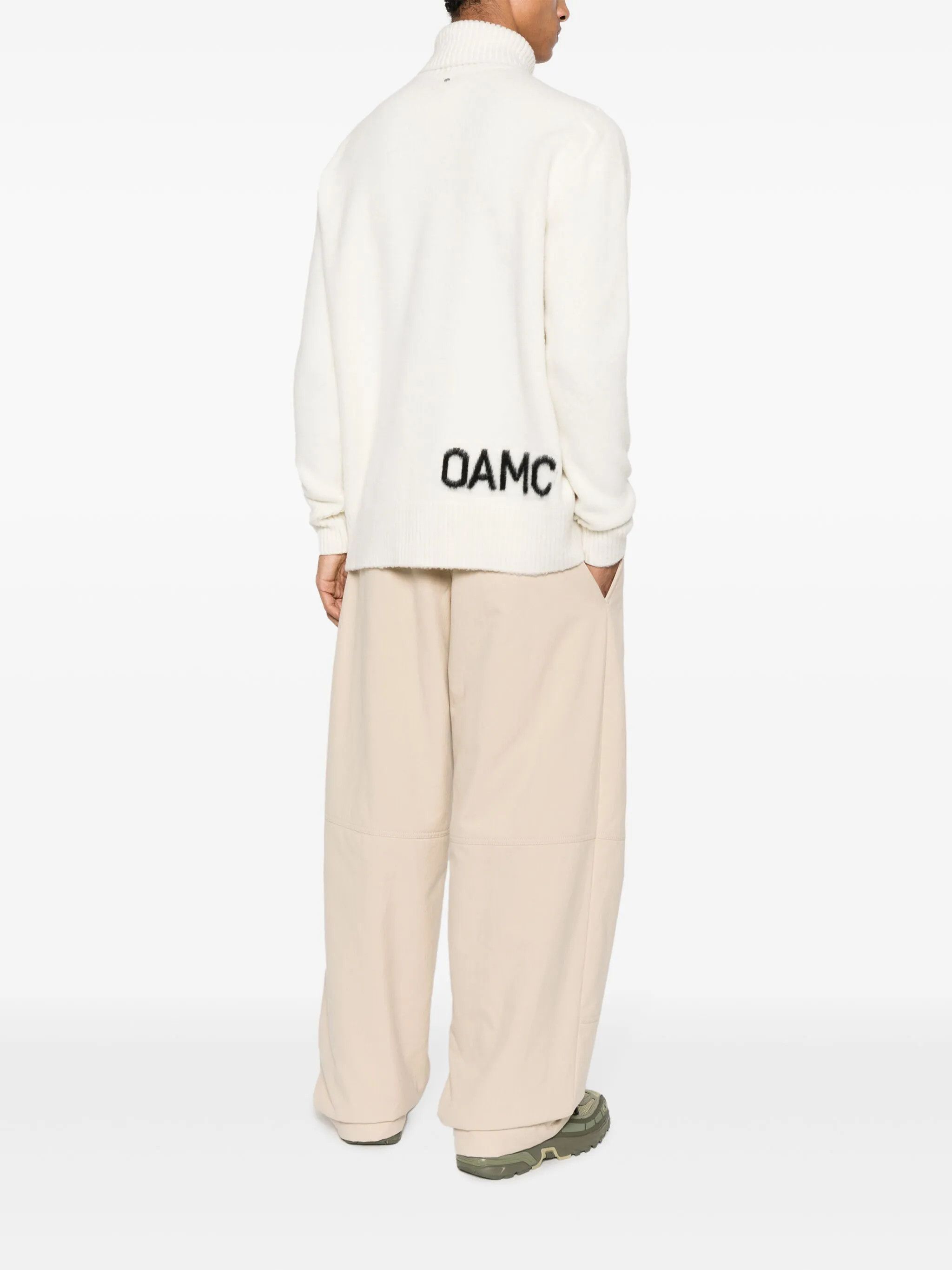 OAMC o1y0225 Turtleneck Sweatshirt in Cream Size US L / EU 52-54 / 3 - 2 Thumbnail