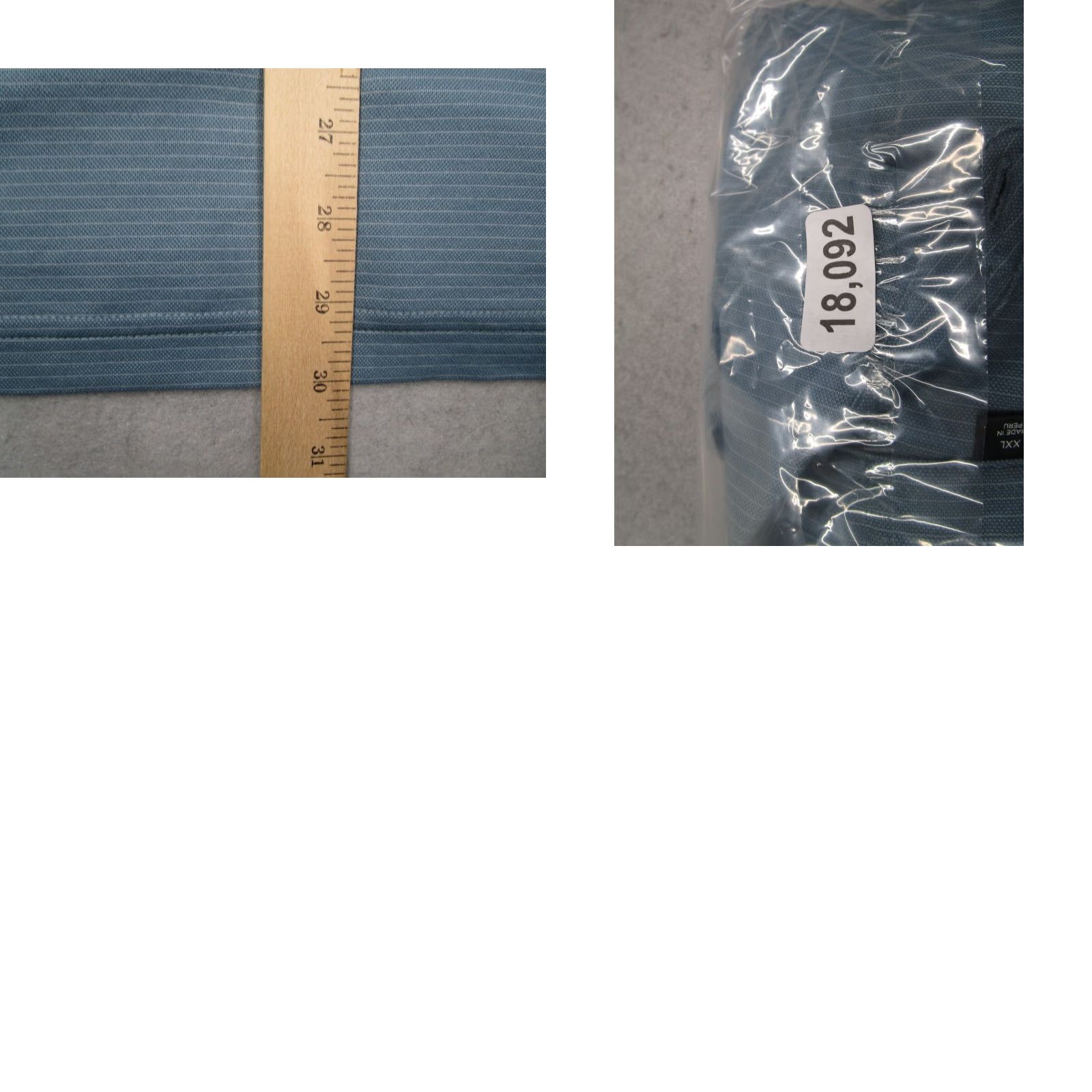 TravisMathew TRAVIS MATHEW Shirt Mens 2XL XXL Blue Polo Golf Performance Logo Short Sleeve Striped Cotton Blend Nike Size US XXL / EU 58 / 5 - 8 Thumbnail