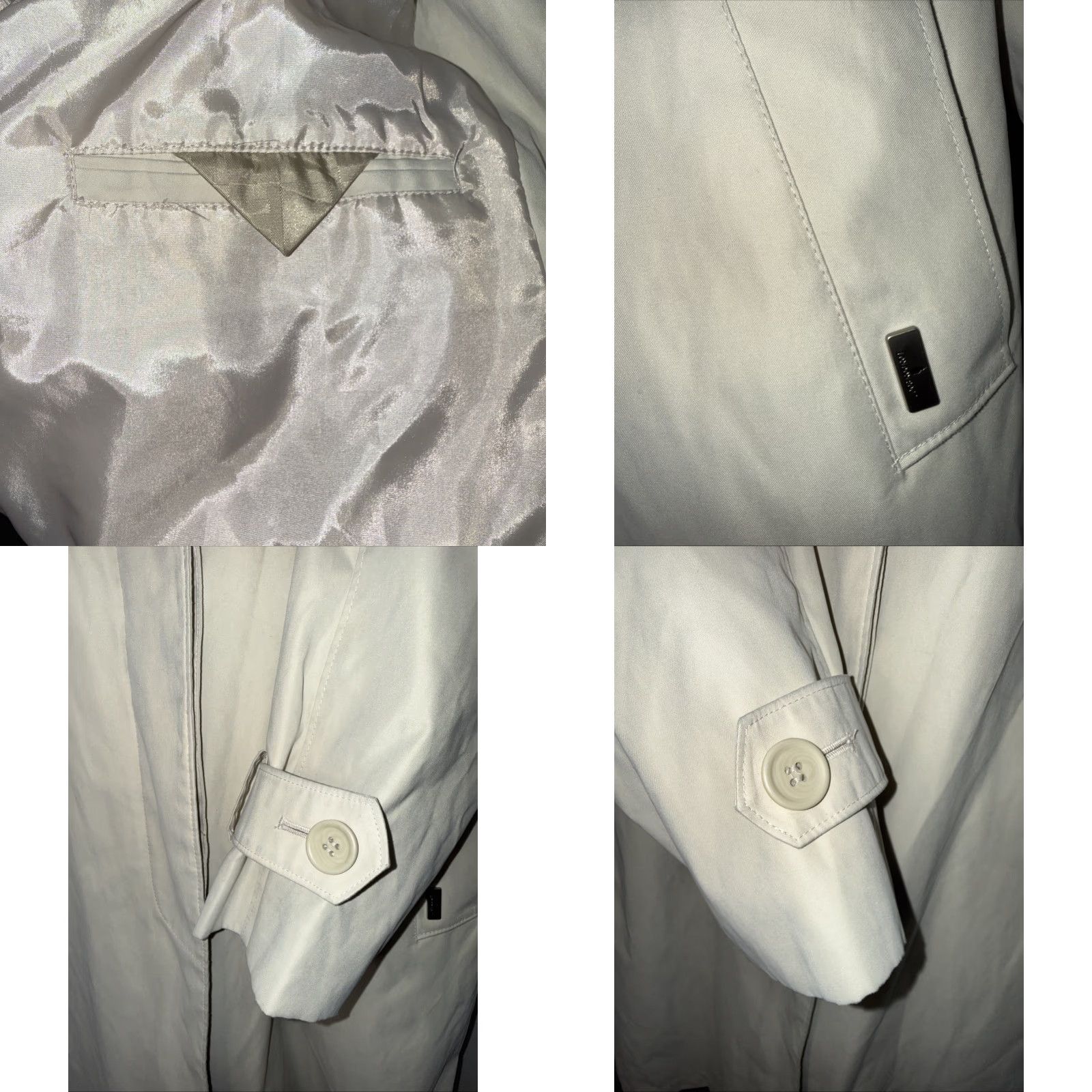 London Fog VINTAGE London Fog Women Trench Coat L Beige Tan Lightweight Regular Pockets Shoulder Pads Long Sleeve Button Closure Dry Clean Only 1990s Mens? Size L / US 10 / IT 46 - 8 Thumbnail