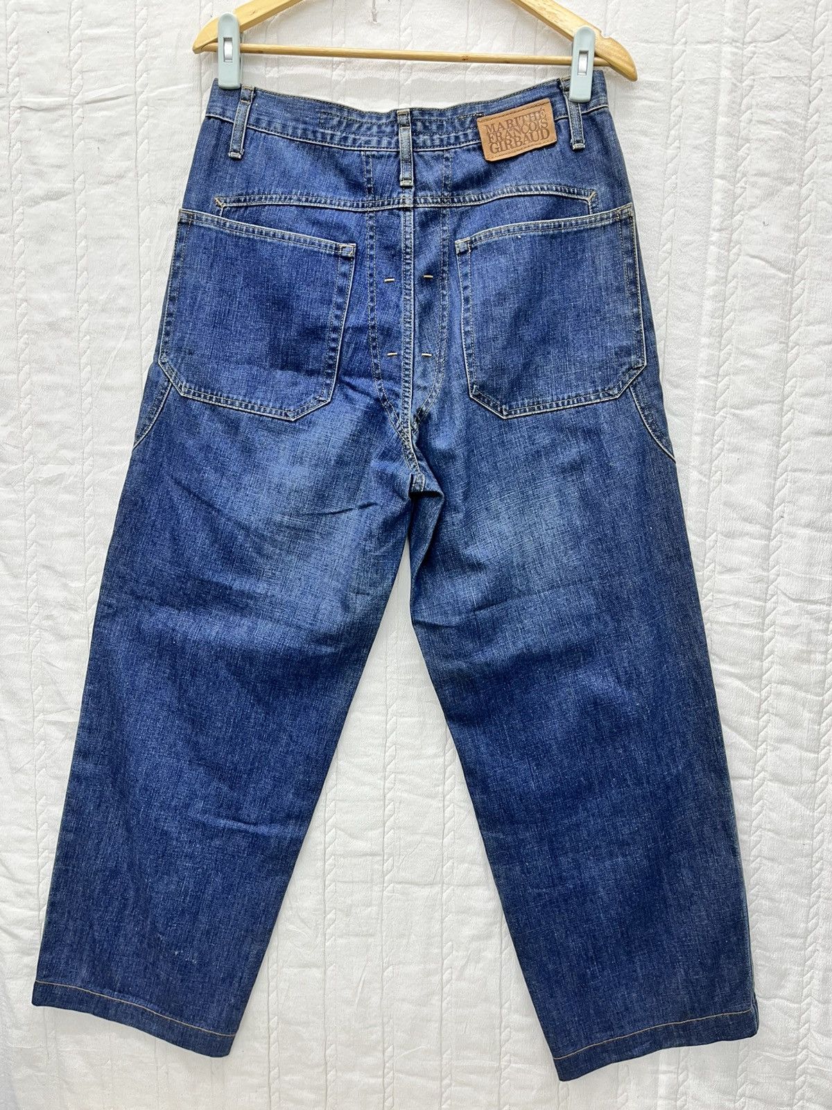 Marithe + Francois Girbaud 🔥MARITHE & FRANCOIS GIRBAUD BACKWARDS PATTERN BAGGY JEANS Size US 31 - 5 Thumbnail