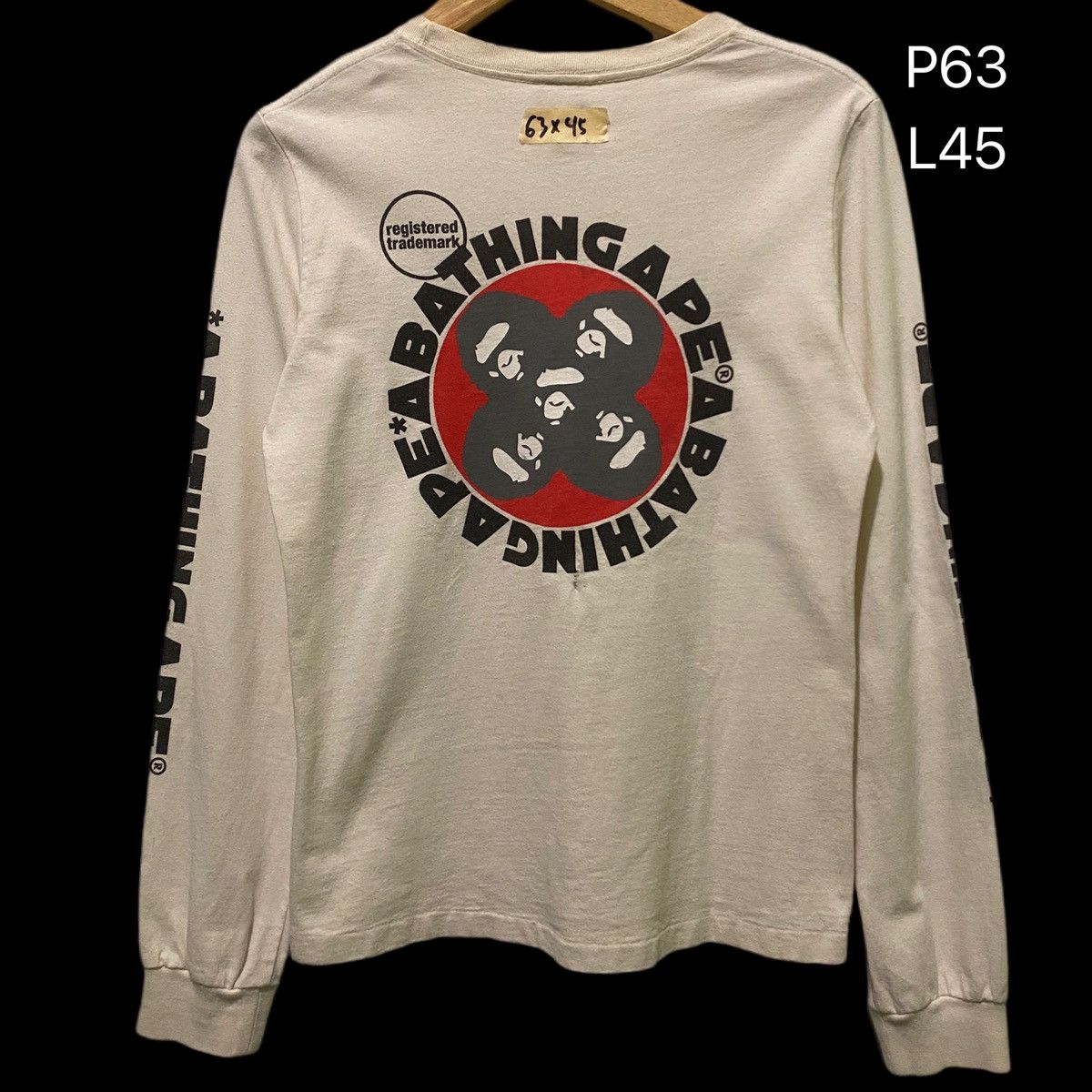 Bape Vintage bape long sleeve ladies Size S / US 4 / IT 40 - 1 Thumbnail