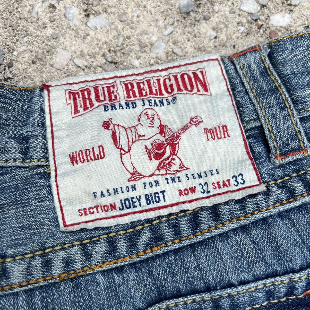 True Religion × Vintage “TRUE RELIGION” SHORT PANTS DENIM Size US 32 / EU 48 - 15 Thumbnail