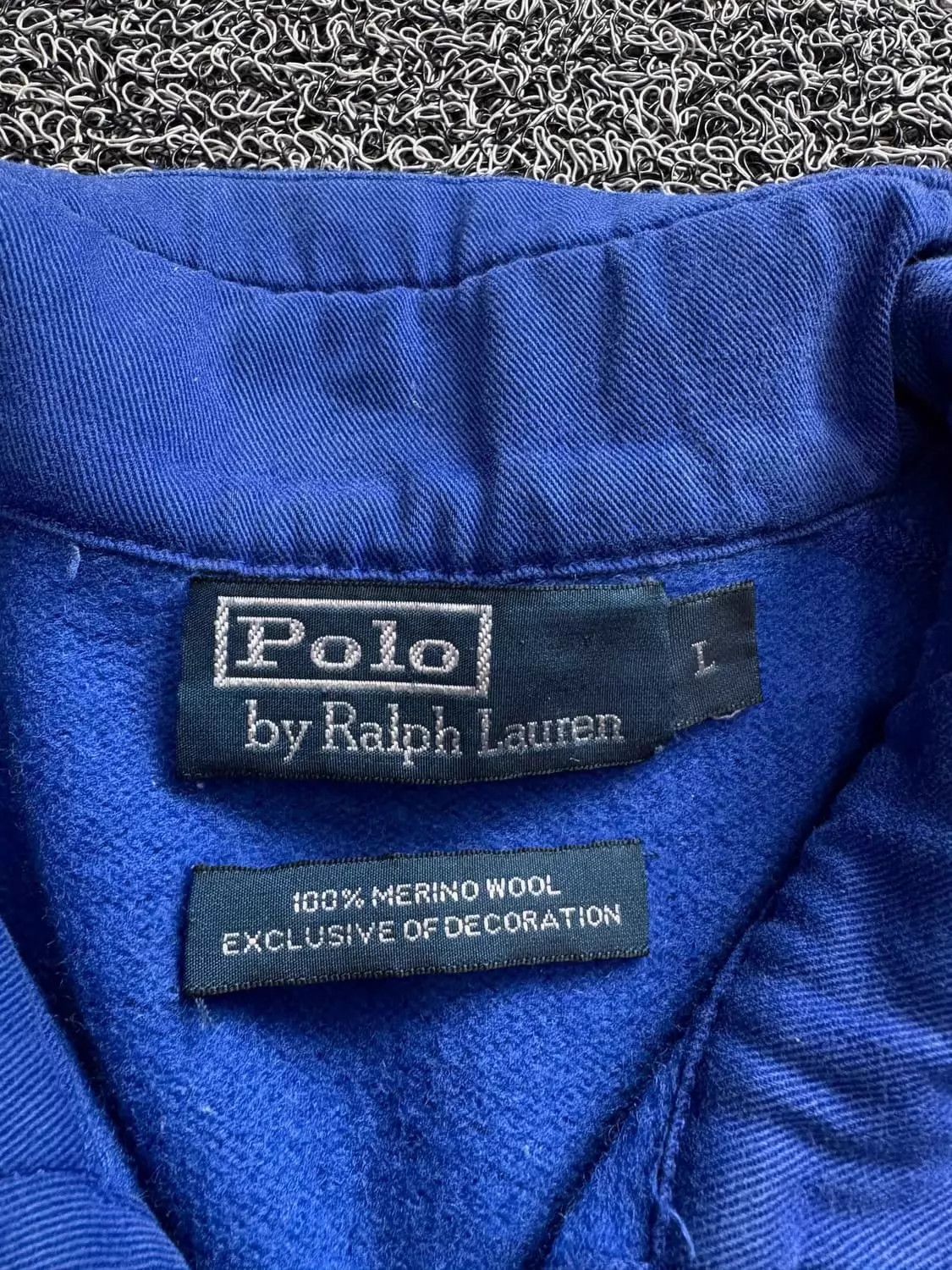 Polo Ralph Lauren RL Prussian Blue Polo Half-Zip Jacket Unisex Vintage Size US L / EU 52-54 / 3 - 4 Thumbnail
