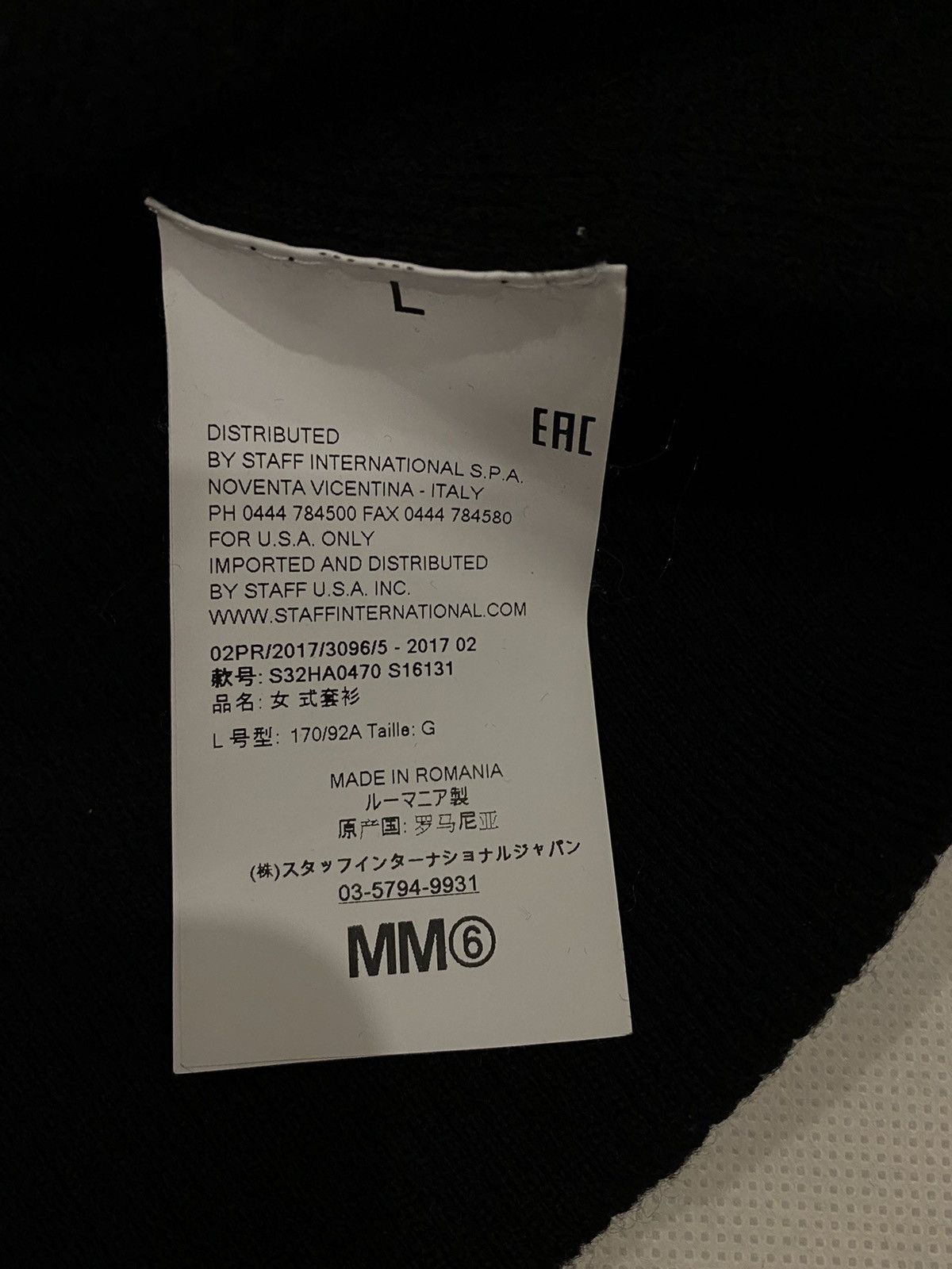 Maison Margiela MM6 Maison Margiela wool asymmetric bicolour sweater Size L / US 10 / IT 46 - 6 Thumbnail
