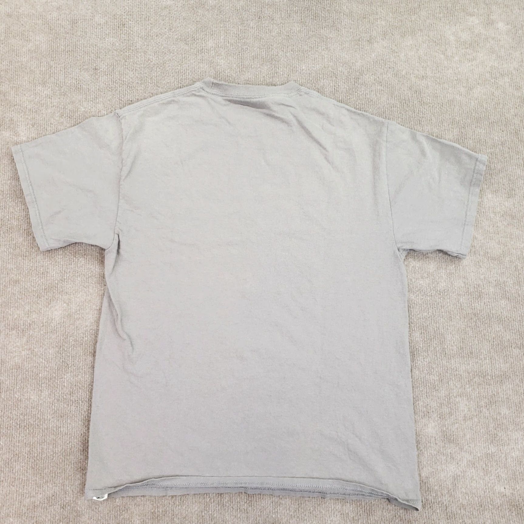 Fila FILA Womens Medium Gray Geometric Neck Logo Short Sleeve T-Shirt Size M / US 6-8 / IT 42-44 - 7 Thumbnail