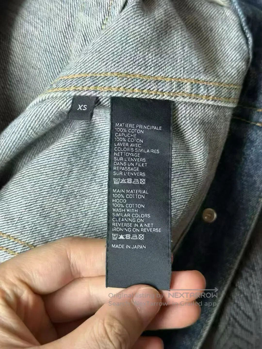 Celine Celine Hooded Denim Jacket. Size XS / US 0-2 / IT 36-38 - 4 Thumbnail