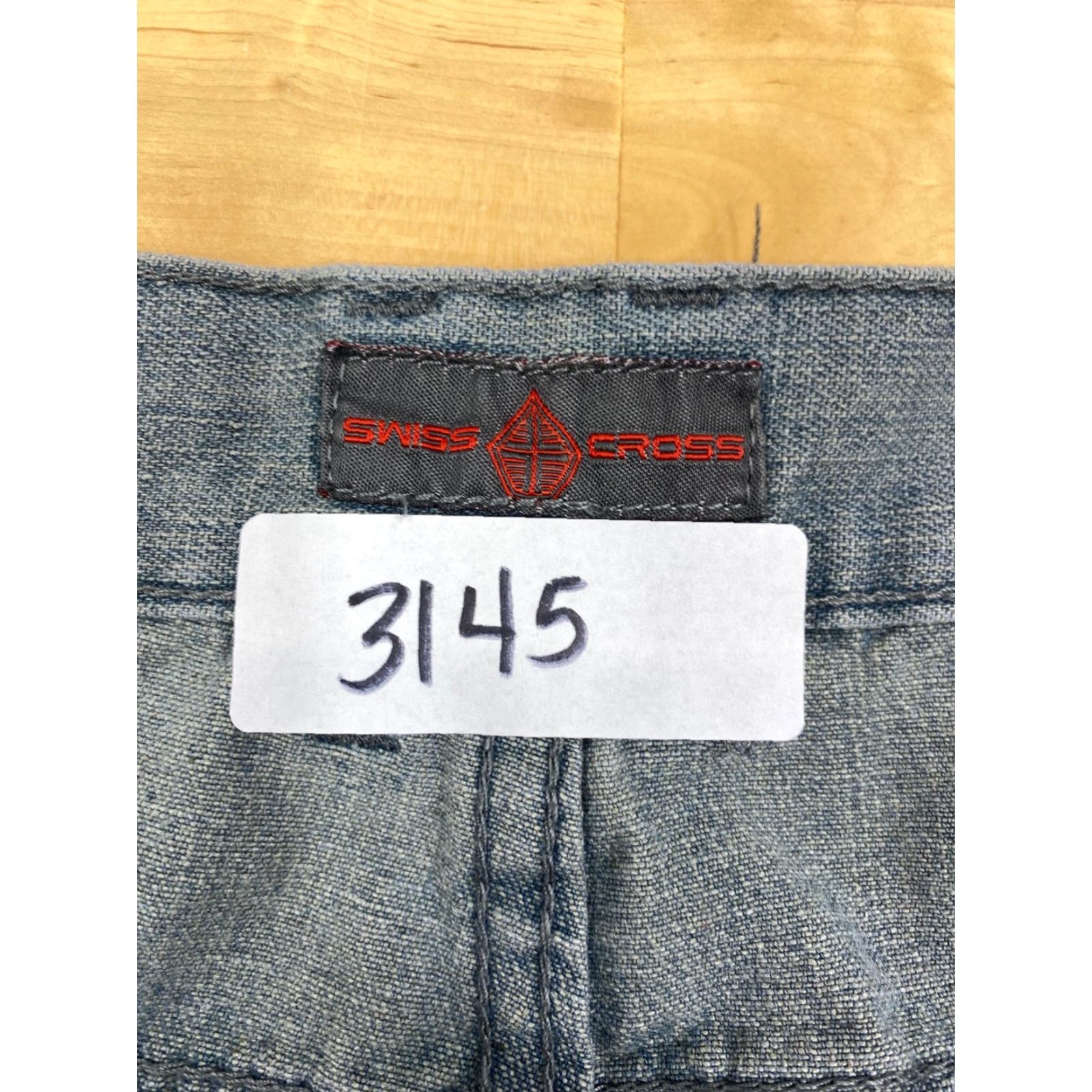 Vintage Swiss Cross Jeans Men 46 Regular Cotton Blend Gray 32 In Distress 3145 Size US 30 / EU 46 - 5 Thumbnail