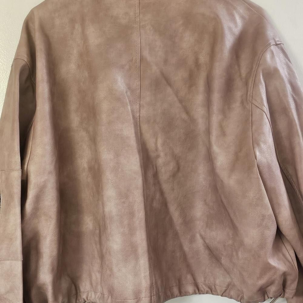 Designer Andrew Marc New York Women’s Soft Pink Suede Jacket Sz L Size L / US 10 / IT 46 - 4 Thumbnail