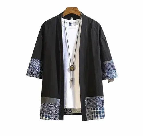 Japanese Brand New Release Stylish Bandana Kerchief Cardigan Kimono Noragi Size US S / EU 44-46 / 1 - 2 Thumbnail