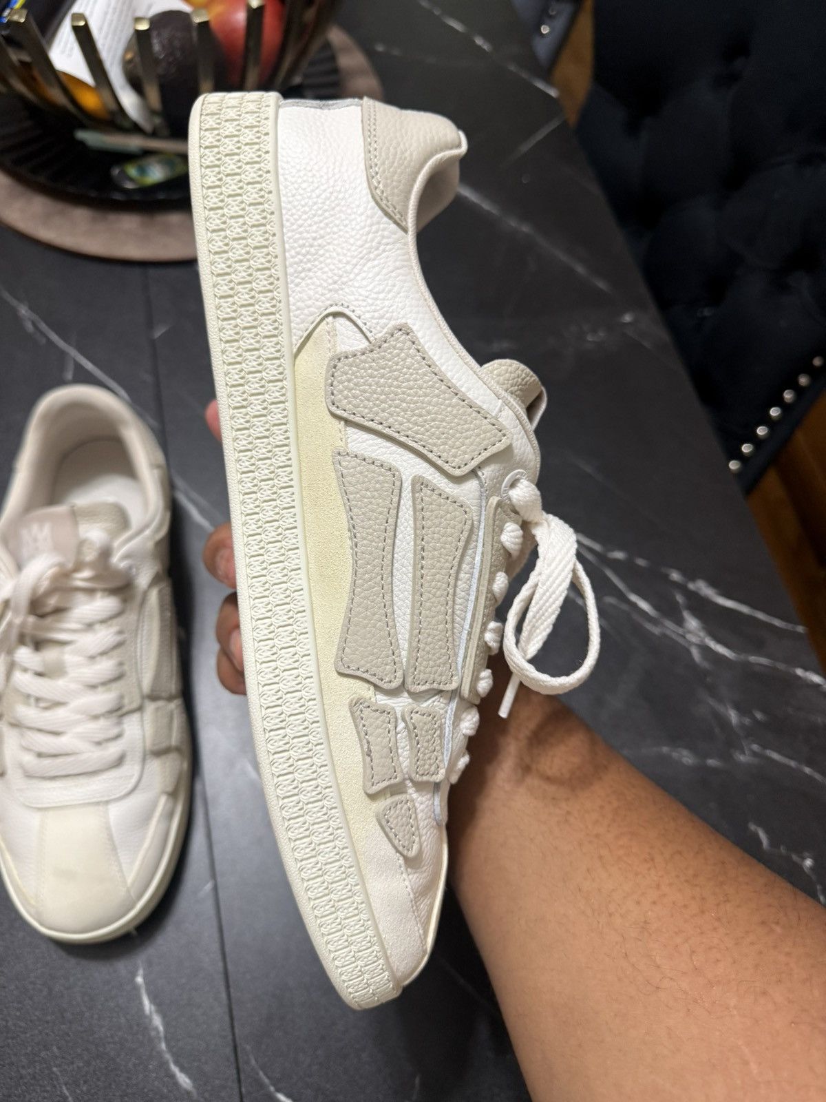 Amiri Amiri Pacific Bones Skeleton Sneakers Size 13 US / 46 EU Size US 13 / EU 46 - 8 Thumbnail