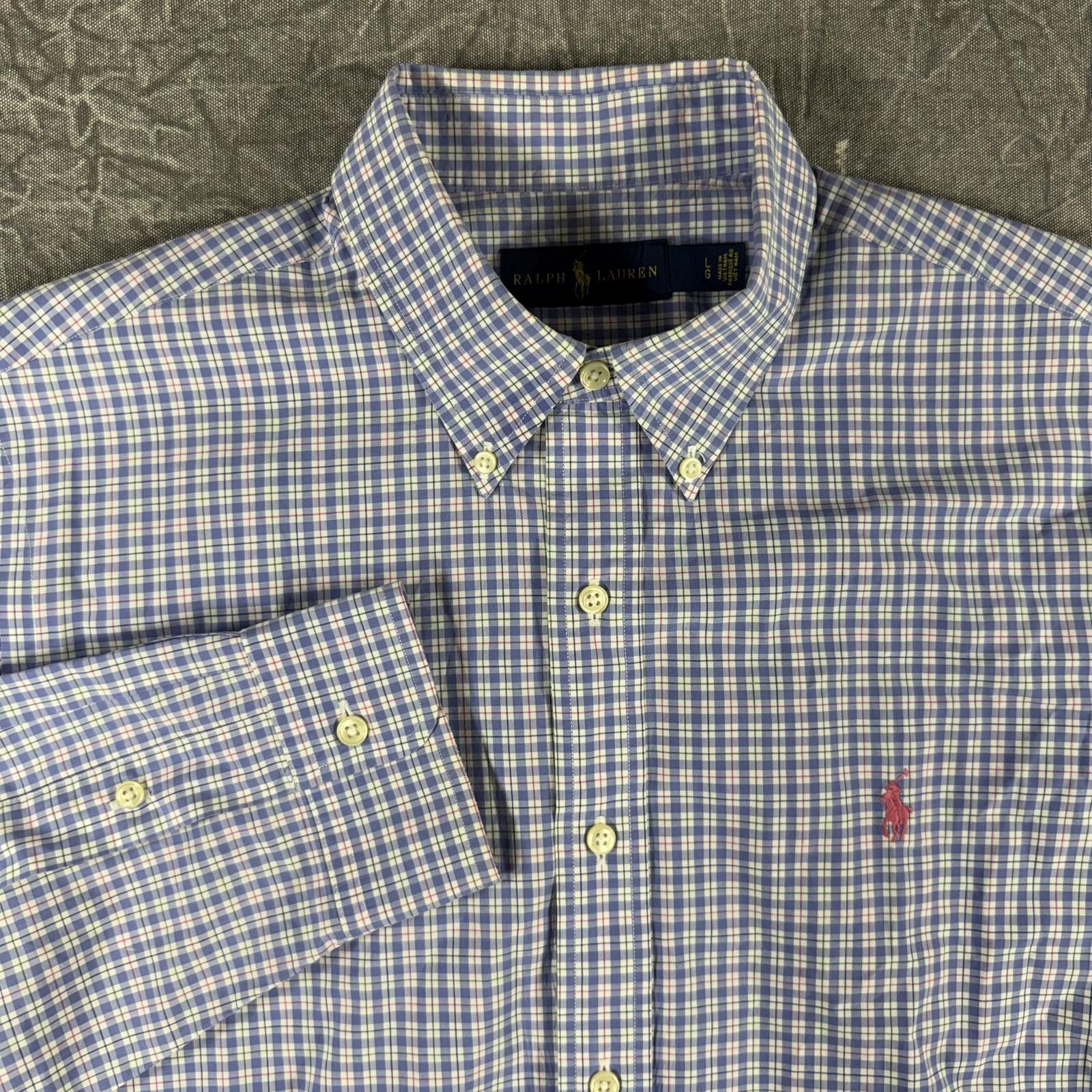 Polo Ralph Lauren Ralph Lauren Shirt Men's L Blue Pink Green Plaid Button Size US L / EU 52-54 / 3 - 1 Thumbnail