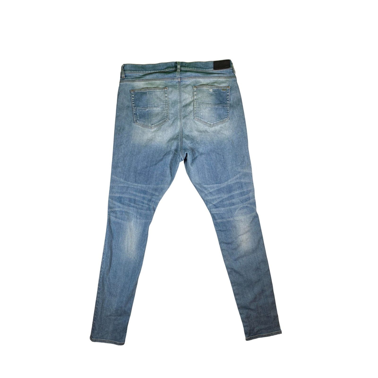 Amiri Amiri MX1 Aloha Light Wash Patch Jeans Size US 40 / EU 56 - 2 Thumbnail