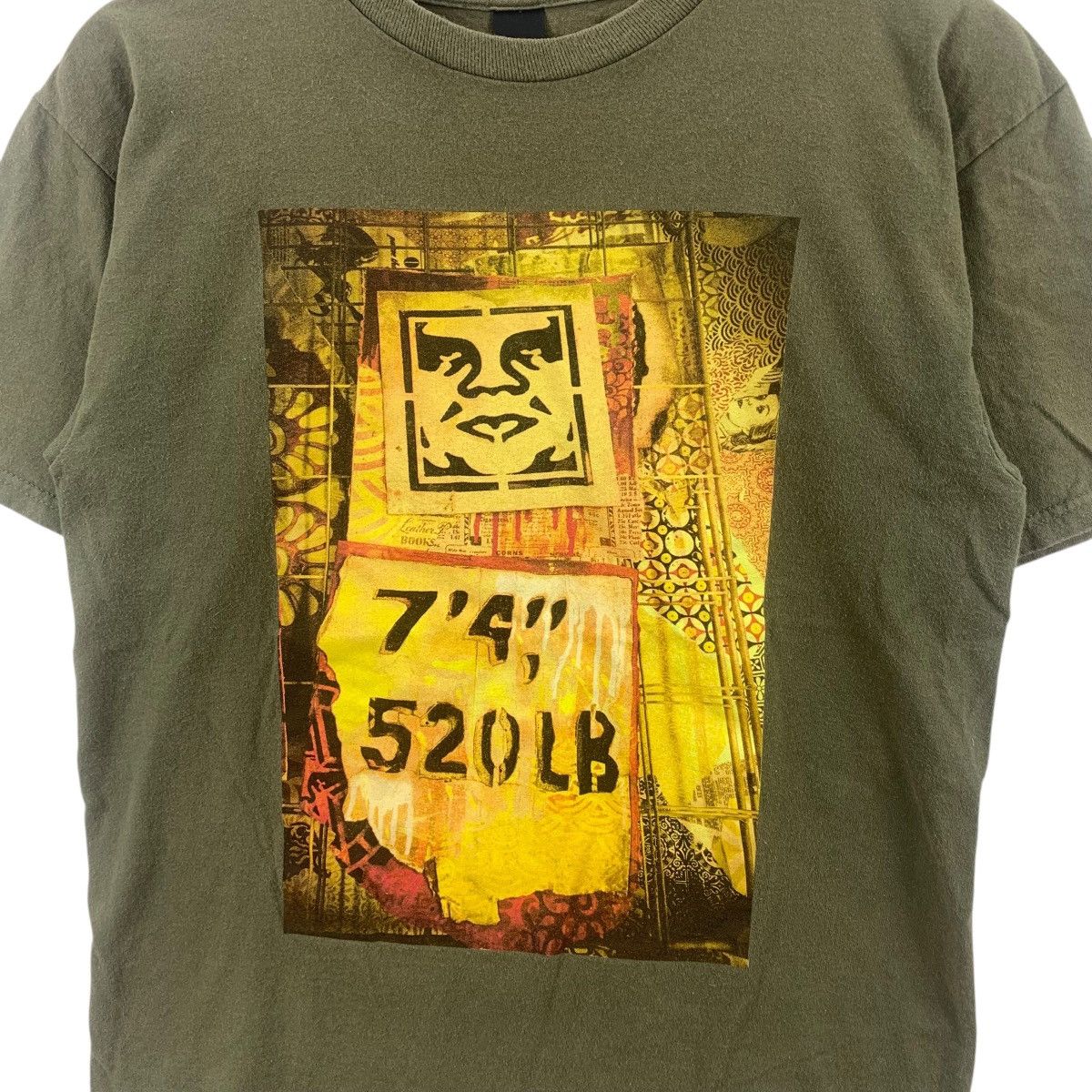 Obey Vintage OBEY SKATEBOARD Andre The Giant Face Tee Shirt Top Size US M / EU 48-50 / 2 - 5 Thumbnail