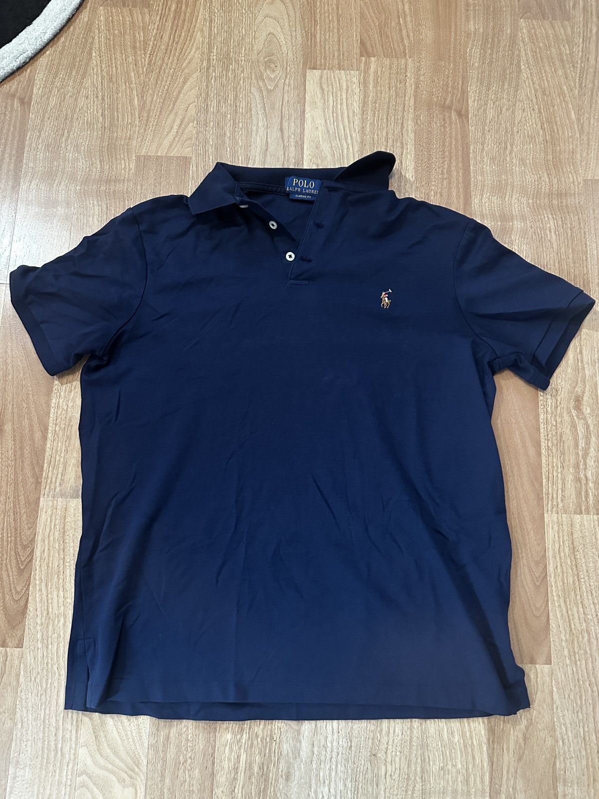 Designer × Polo Ralph Lauren × Ralph Lauren Polo Ralph Lauren Navy Classic Fit Size US S / EU 44-46 / 1 - 1 Thumbnail