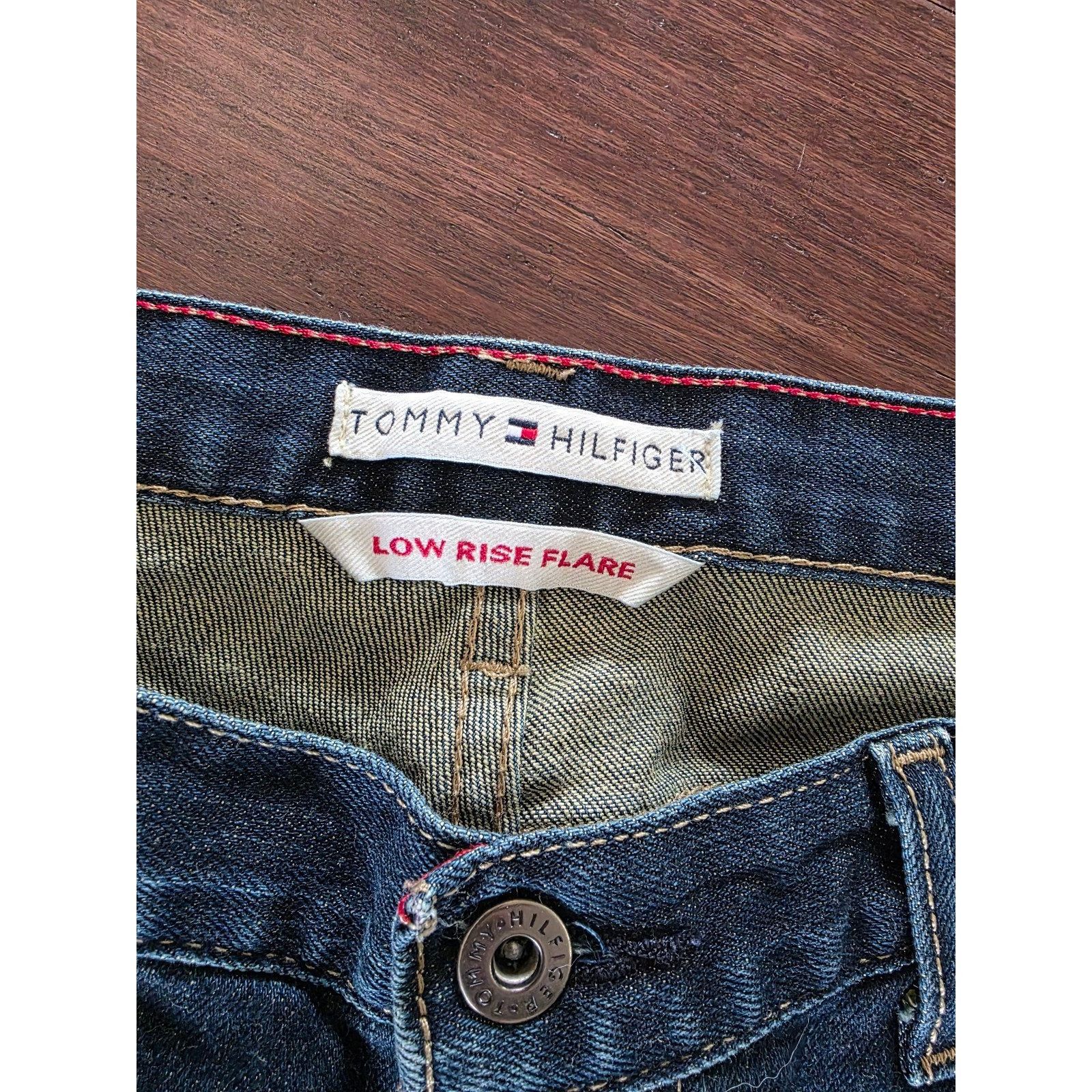 Tommy Hilfiger Women's Tommy Hilfiger Low Rise Flare Jeans Size 6 L Size 31" - 6 Thumbnail