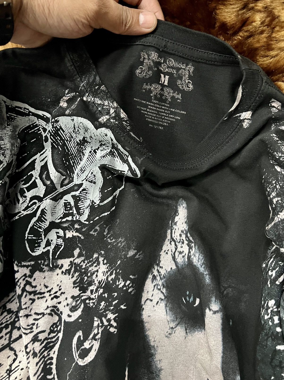 14th Addiction Rare AOP MO7 Most Official Seven Tee Y2K Style Size US M / EU 48-50 / 2 - 10 Thumbnail
