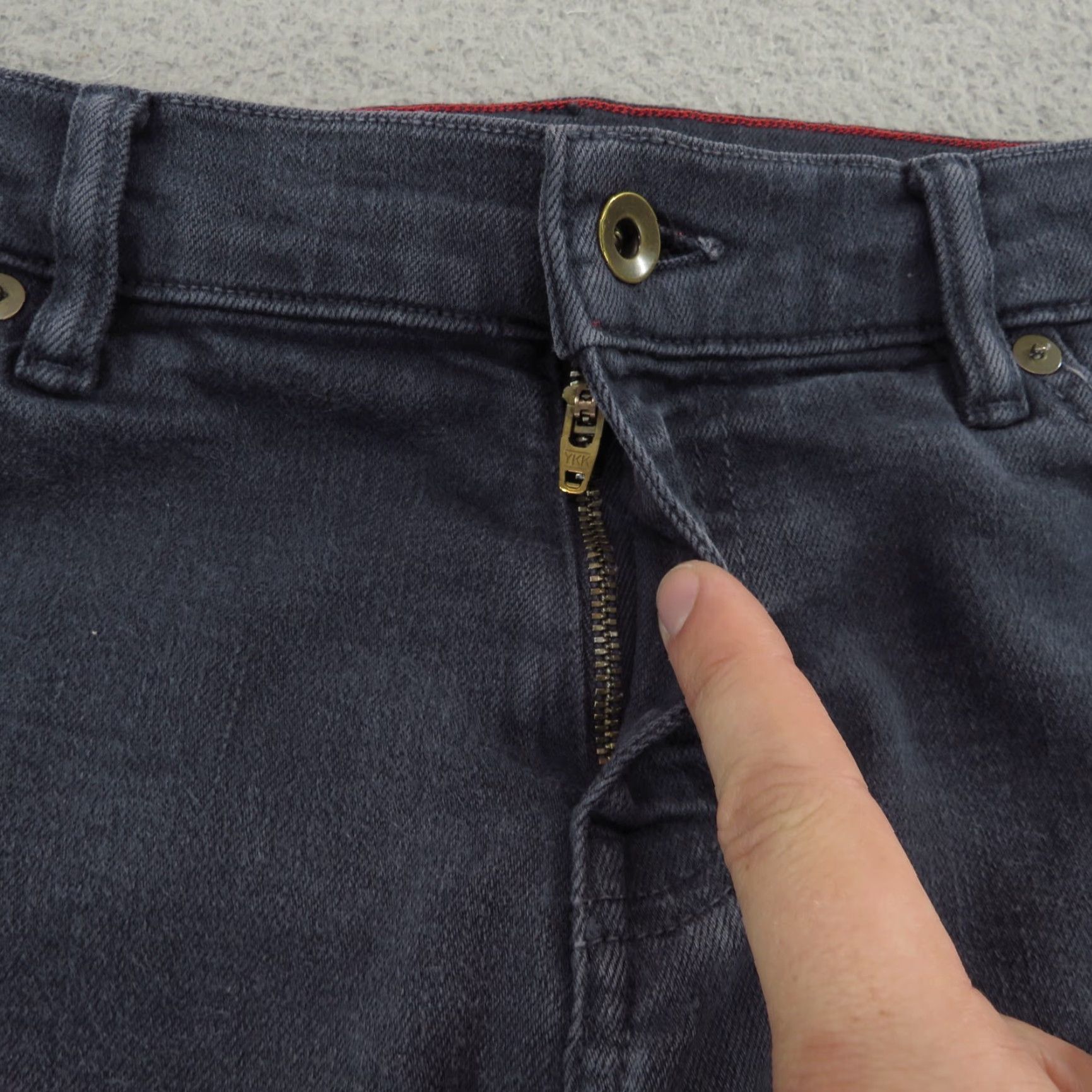 Raleigh Denim Raleigh Denim Workshop Jeans Mens 29 (30x32) Martin Slim Tapered Raw Made in USA Size US 29 - 6 Thumbnail