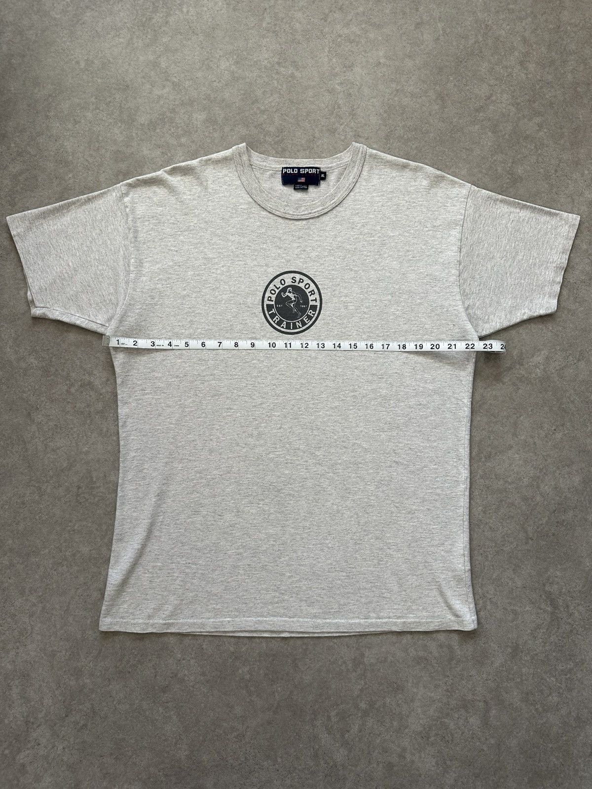 Polo Ralph Lauren Vintage Polo Sport Trainer Shirt 90’s Simple Graphic Tee Size US XL / EU 56 / 4 - 7 Thumbnail