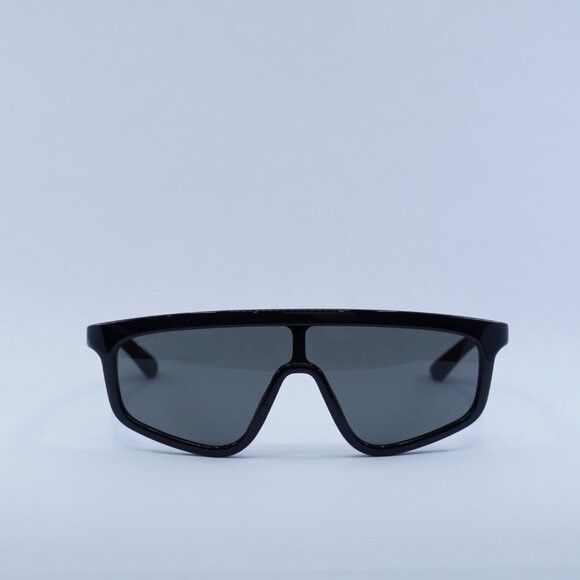 Gucci 🕶️ New Gucci GG1736S 001 Sunglasses - Shiny Solid Black Size ONE SIZE - 2 Thumbnail