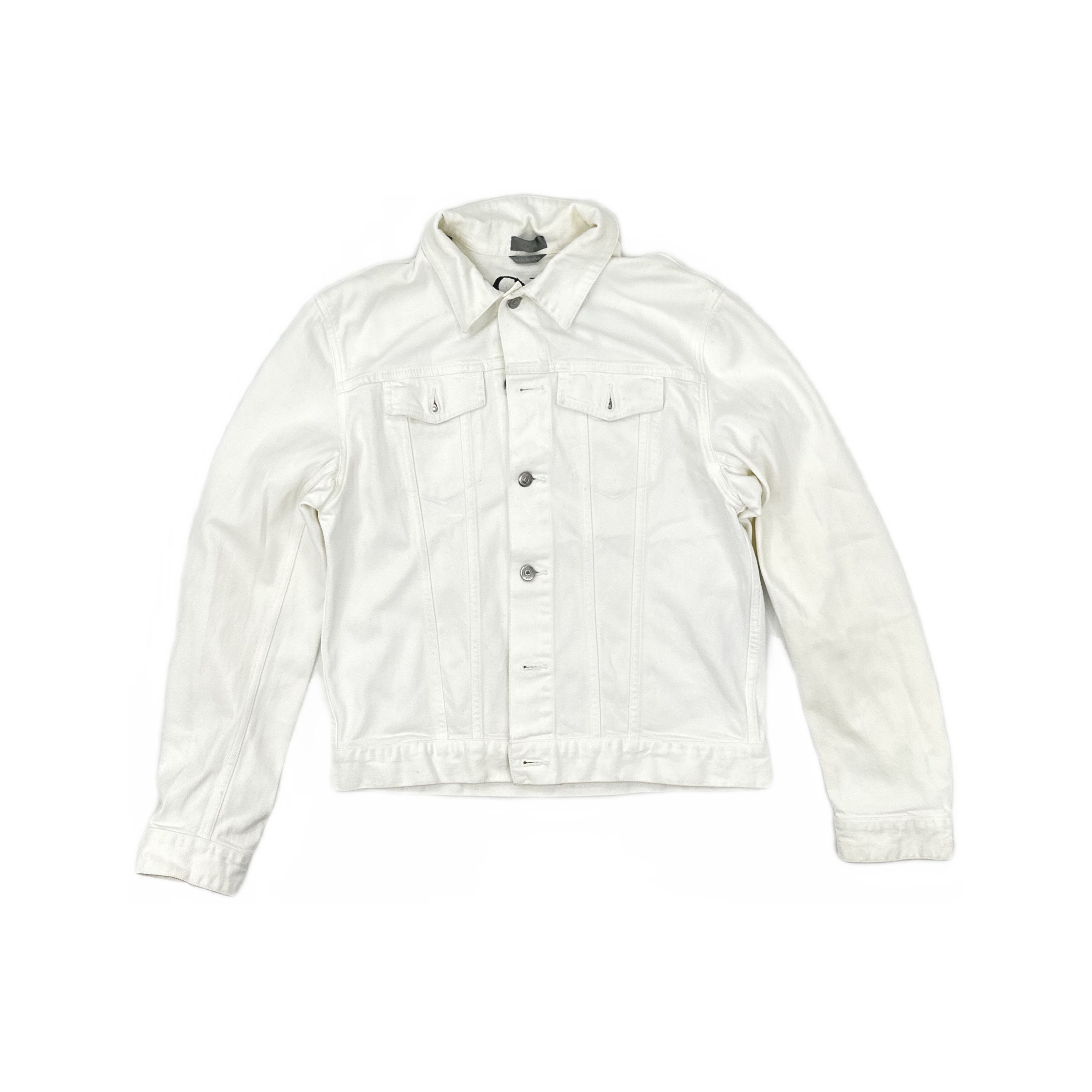 Dior Dior Logo Back Denim Jacket White Size 54 Size US L / EU 52-54 / 3 - 1 Thumbnail