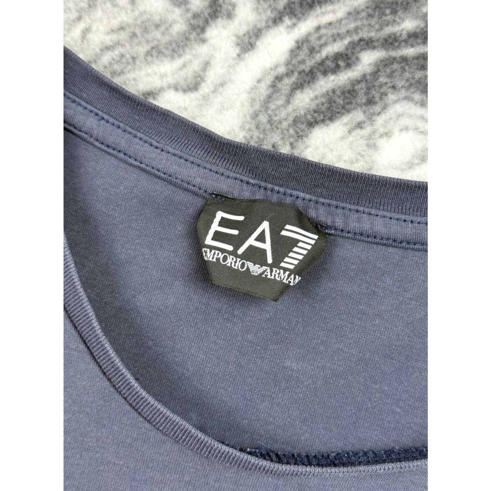 Emporio Armani EA7 Emporio Armani Italy Team T-Shirt Big Logo Men M Blue Size US M / EU 48-50 / 2 - 3 Thumbnail