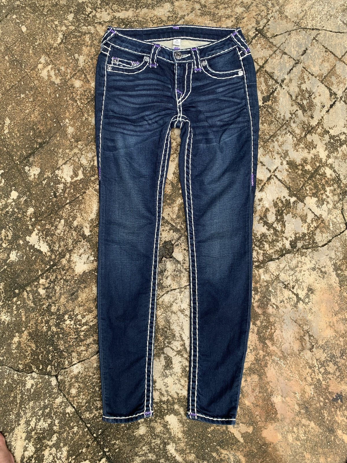 True Religion y2k True Religion Iconic Indigo Jeans Legging Size 25" / US 0 / IT 36 - 2 Thumbnail