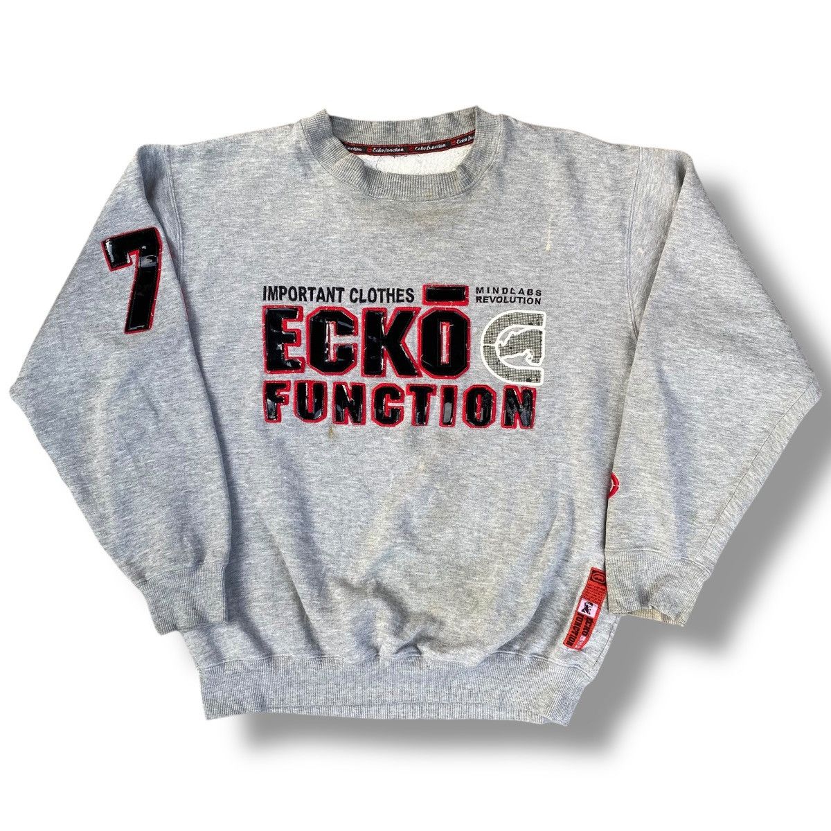 Ecko Unltd. × Vintage Vintage 90’s Ecko Function Sweatshirt. #E6 Size US L / EU 52-54 / 3 - 1 Thumbnail