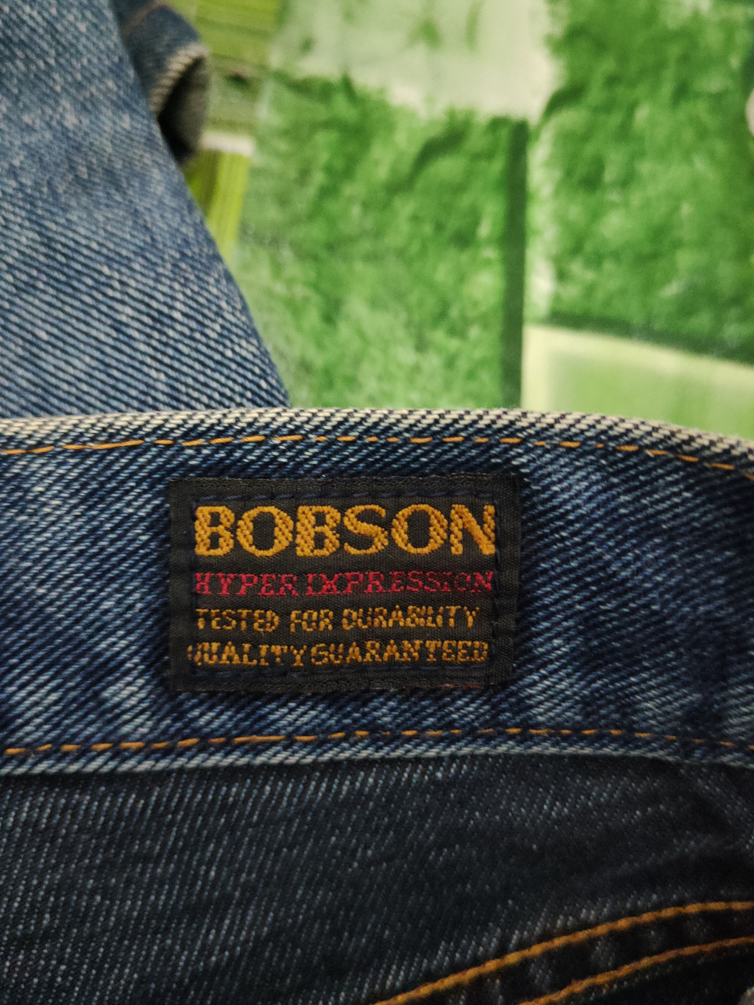 Vintage Bobson vintage Blue Distressed Ripped Jeans #W1384 Size US 28 / EU 44 - 18 Thumbnail