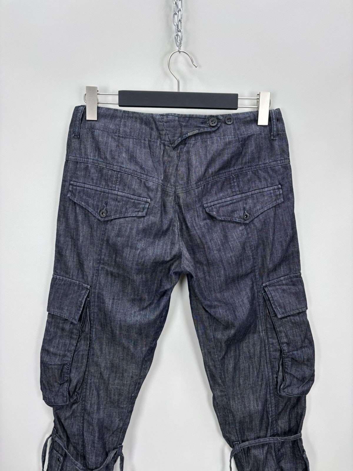 Diesel Womens cargo pants Diesel Size 30 Color Blue Size 26" / US 2 / IT 38 - 6 Thumbnail