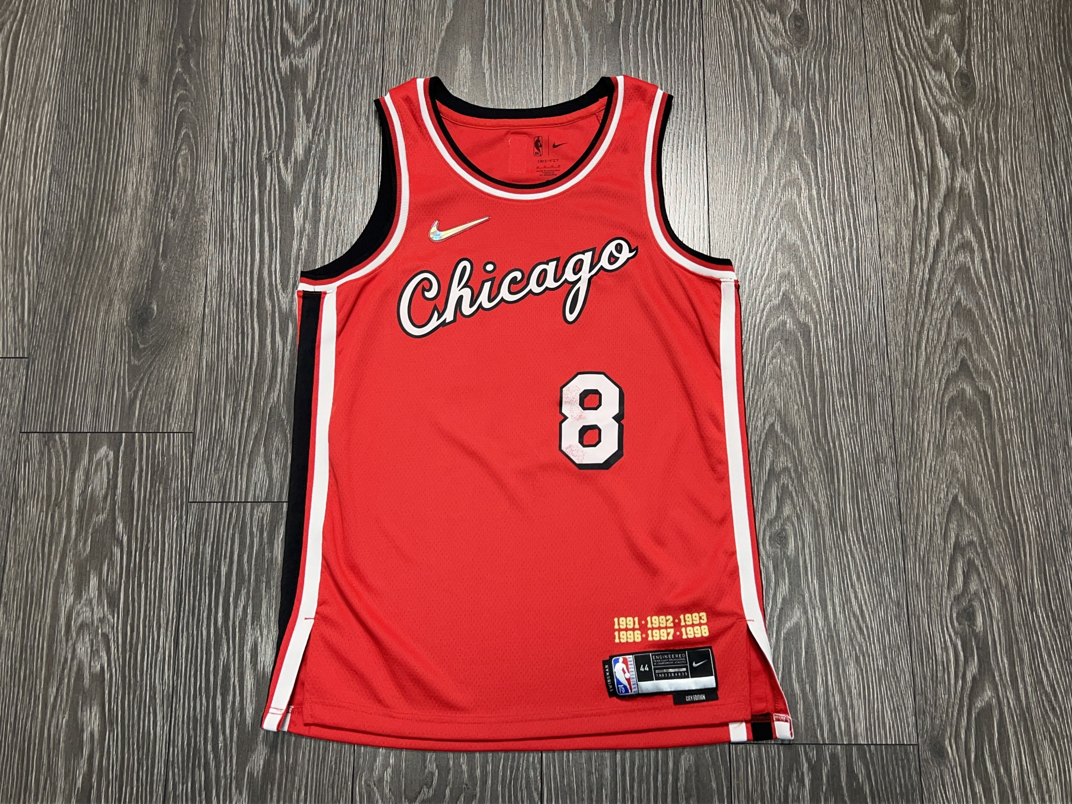 Nike Chicago Bulls #8 LAVINE NBA Swingman Basketball Jersey Shirt Size US L / EU 52-54 / 3 - 1 Thumbnail