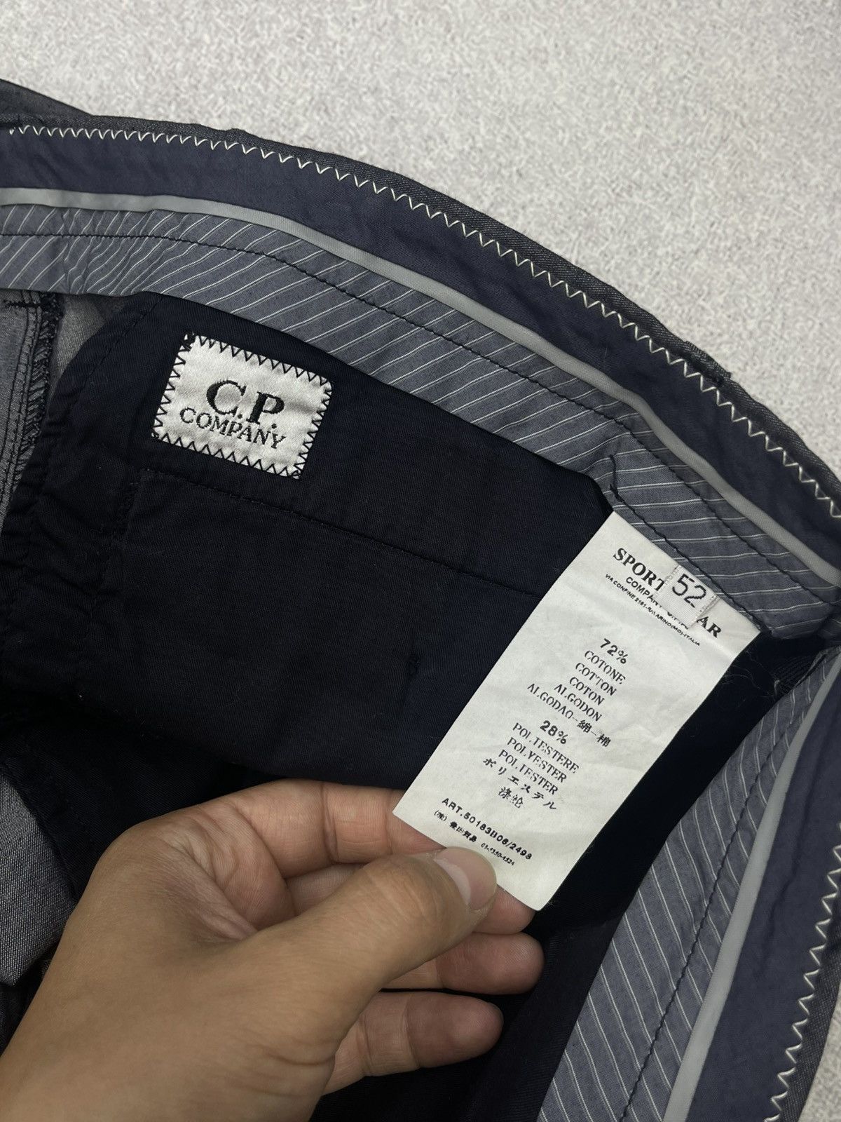 C.P. Company Vintage C.P. Company Grey Casual Trousers Y2K Italy Designer Size US 36 / EU 52 - 10 Thumbnail