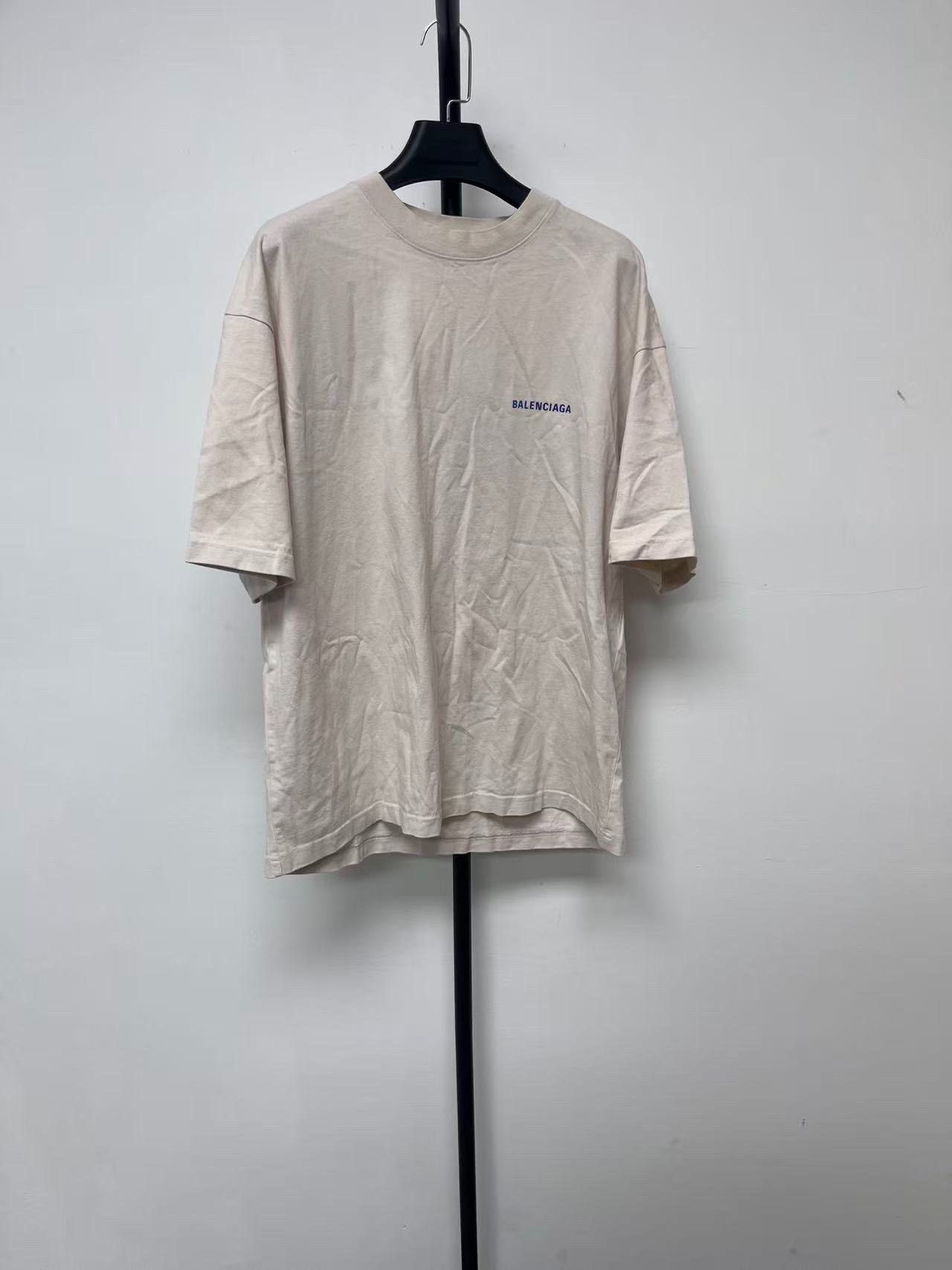 Balenciaga Balenciaga Logo Print Oversized Men's T-Shirt Size US L / EU 52-54 / 3 - 1 Thumbnail
