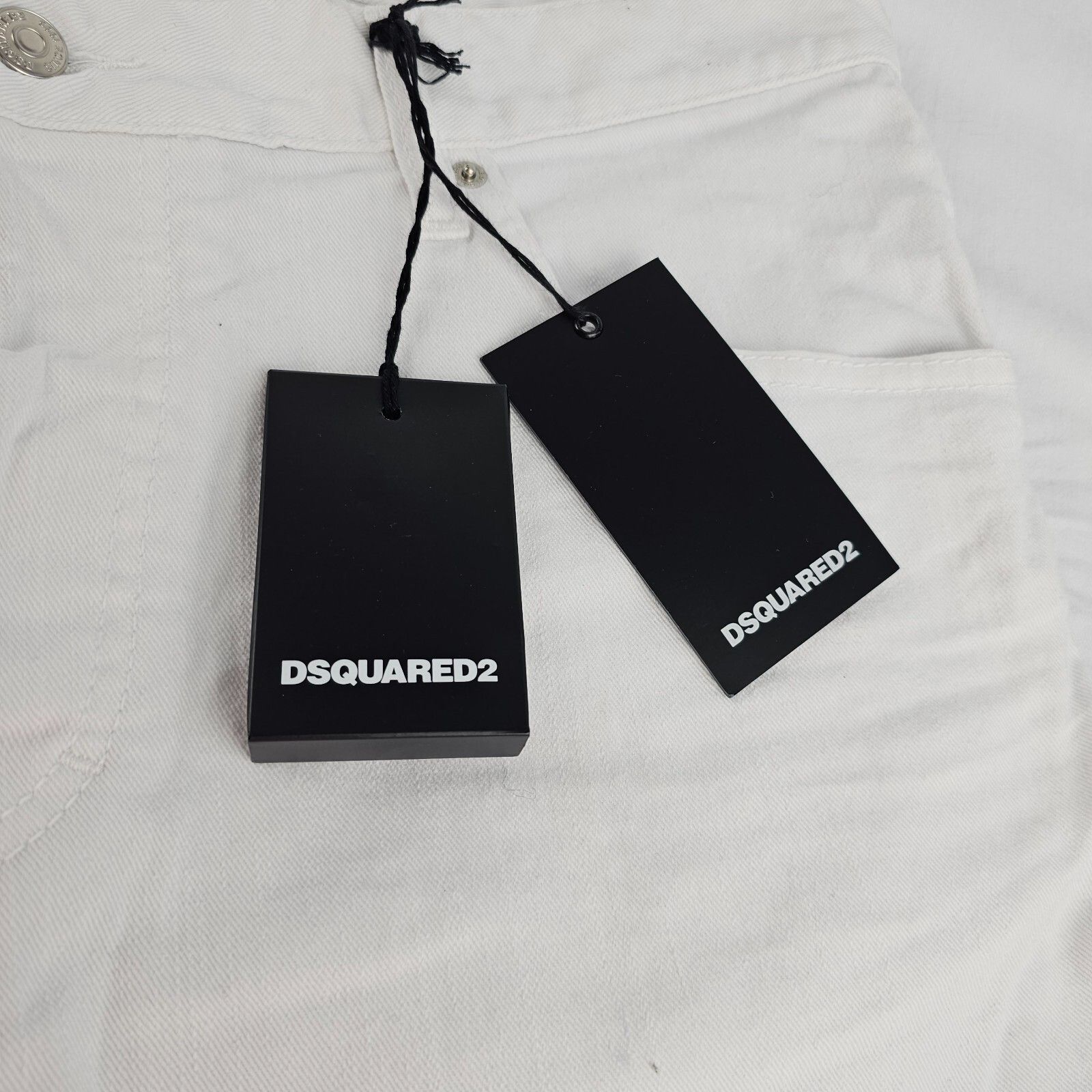 Dsquared2 DSQUARED2 White Jeans Size IT56 New Size US 40 / EU 56 - 7 Thumbnail
