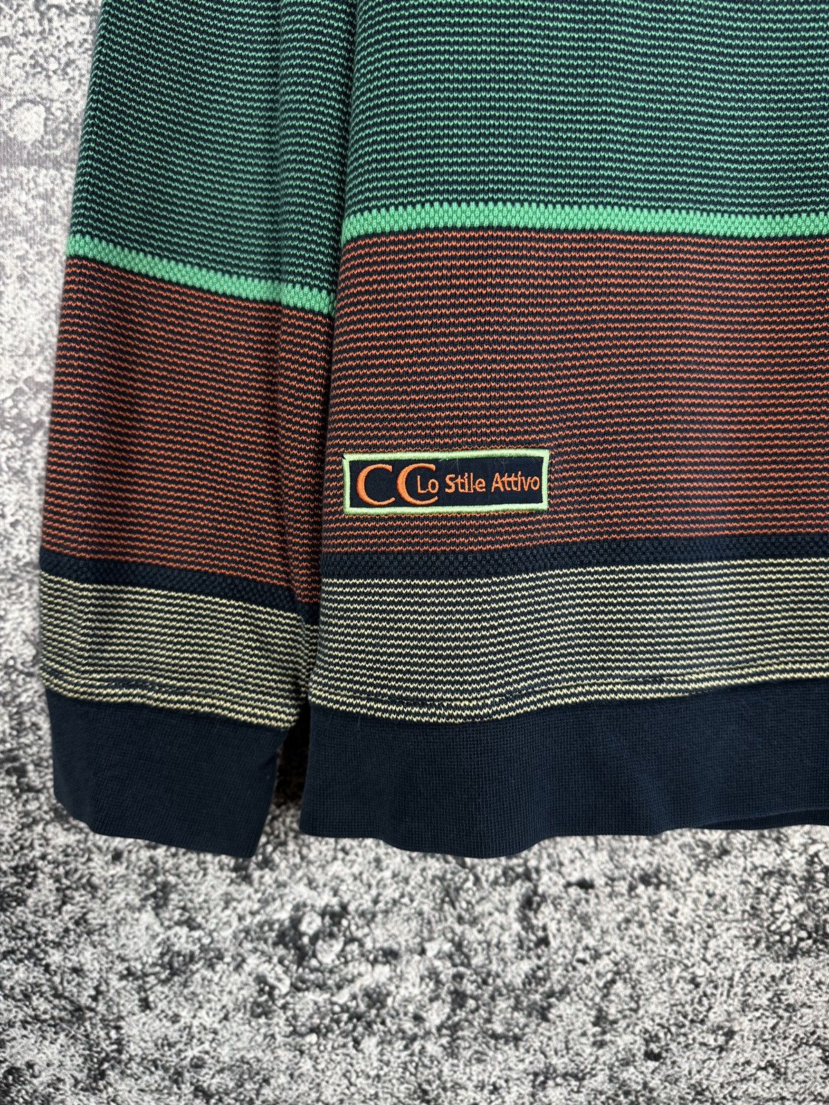 Carlo Colucci Carlo Colucci 1/4 Zip Sweatshirt Pullover Multicolor Size L Size US L / EU 52-54 / 3 - 6 Thumbnail