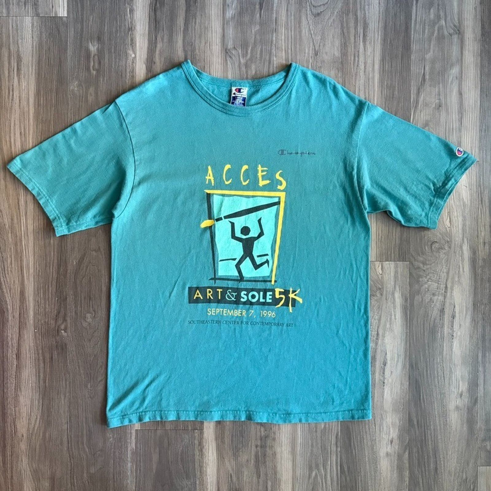 Champion × Vintage Vintage Southeastern Center For Contemporary T-Shirt Size L Size US L / EU 52-54 / 3 - 1 Thumbnail