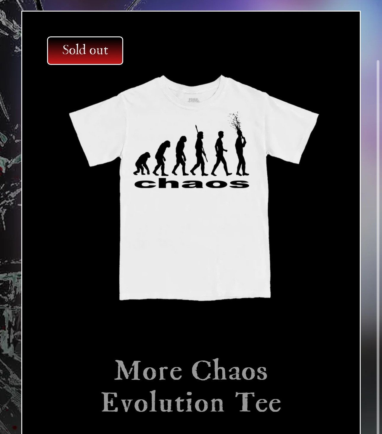 Other Ken Carson More Chaos Evolution Tee Size US L / EU 52-54 / 3 - 3 Thumbnail