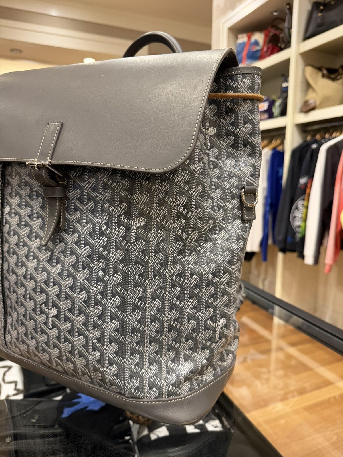 Goyard Goyard Alpin Backpack Grey Size ONE SIZE - 3 Thumbnail
