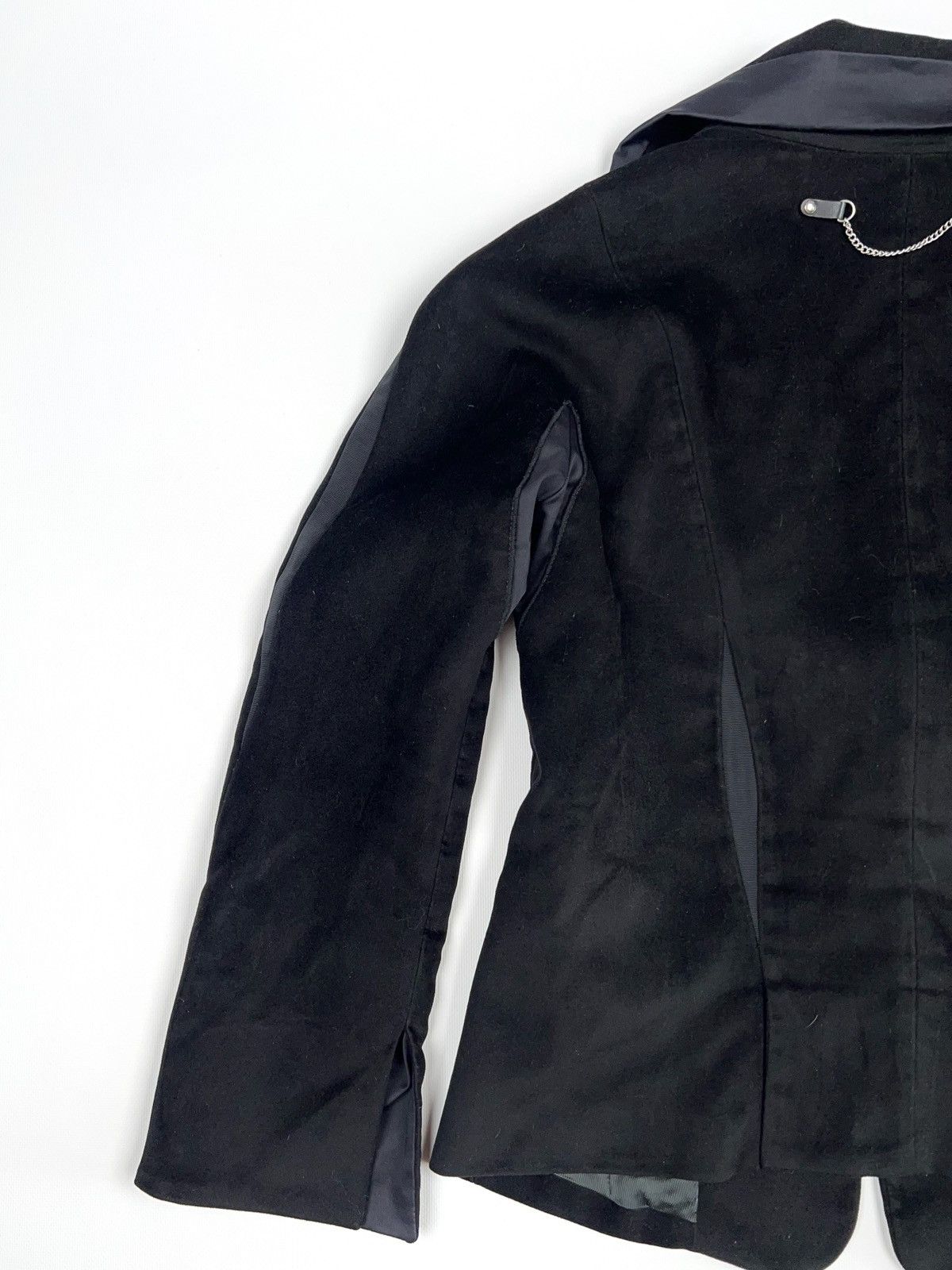 Marithe + Francois Girbaud Marithe Francois Girbaud Velour Blazer Jacket Size XS / US 0-2 / IT 36-38 - 22 Thumbnail