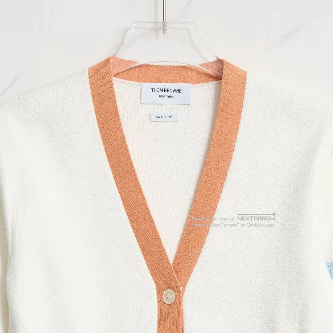 Thom Browne Thom Browne V-neck Knit Cardigan Size M / US 6-8 / IT 42-44 - 2 Thumbnail