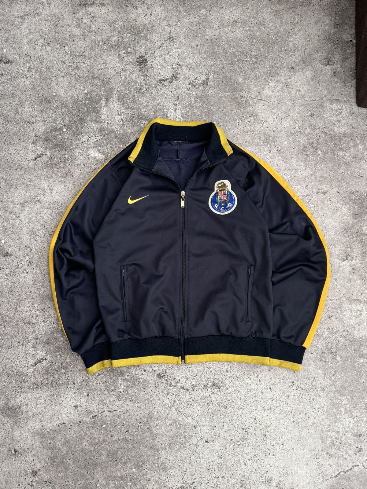 Nike × Vintage Vintage Nike FC Porto zip hoodie sport jacket Size US S / EU 44-46 / 1 - 1 Thumbnail